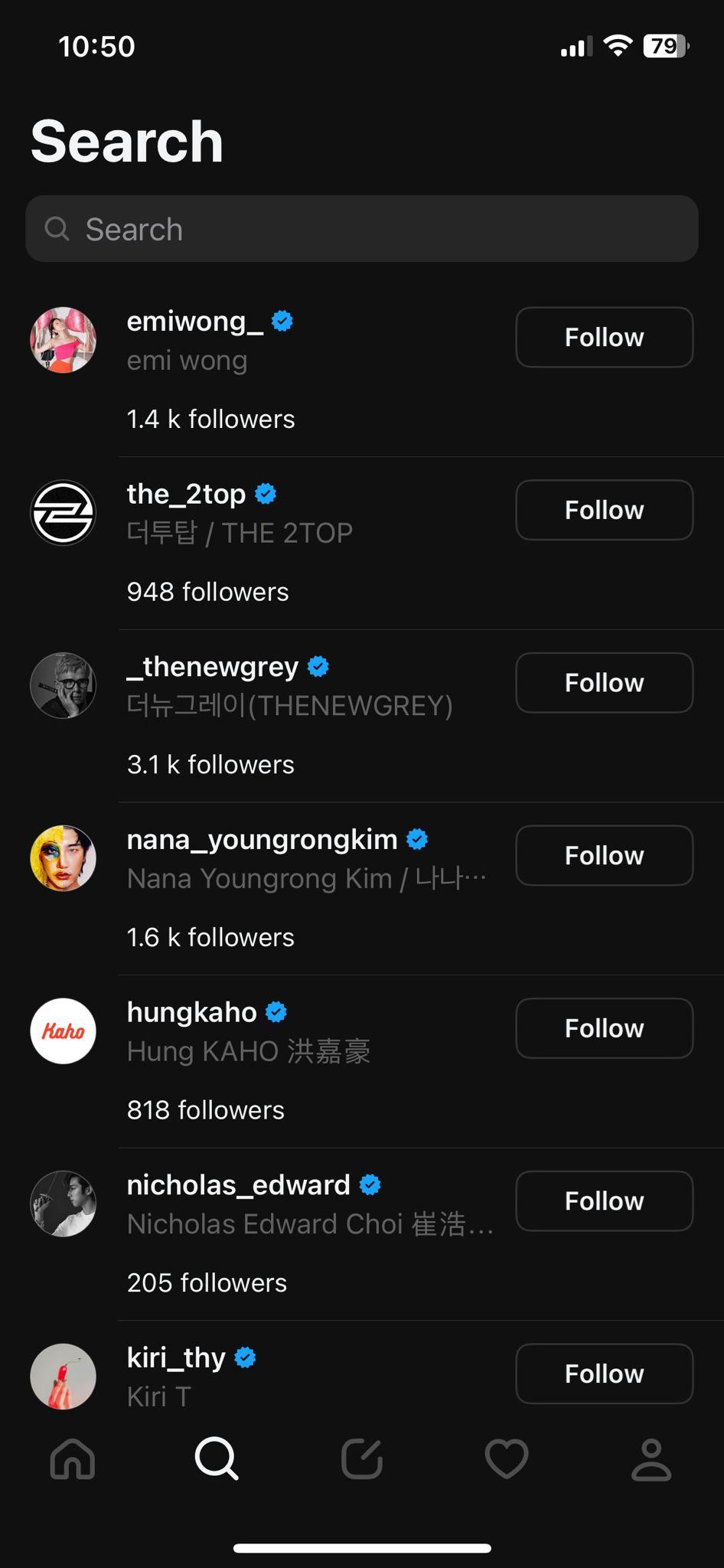 大家可以直接Follow Insagram原有的帳戶。