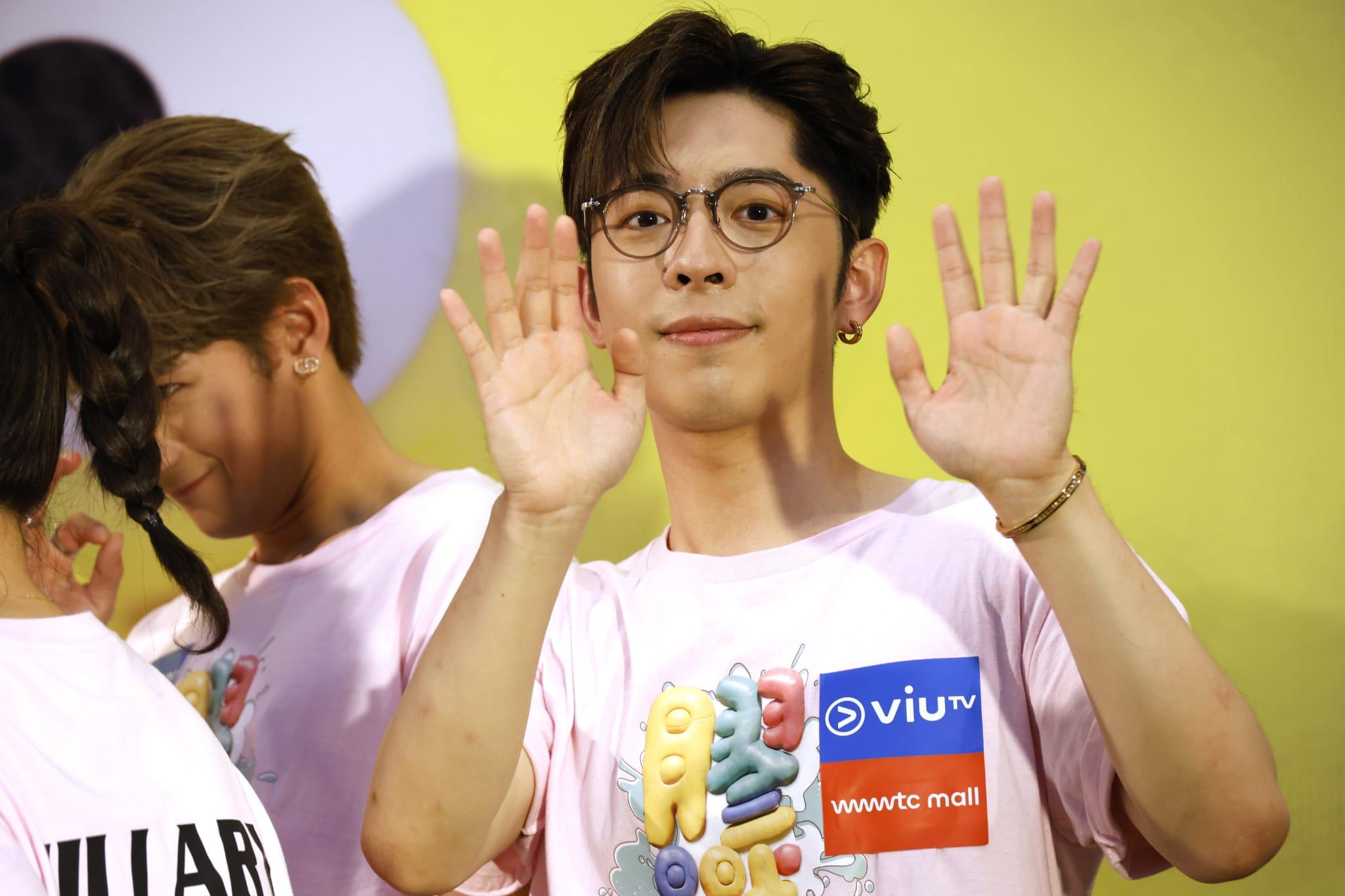 Edan出席膠粉見面會。(林俊源攝)