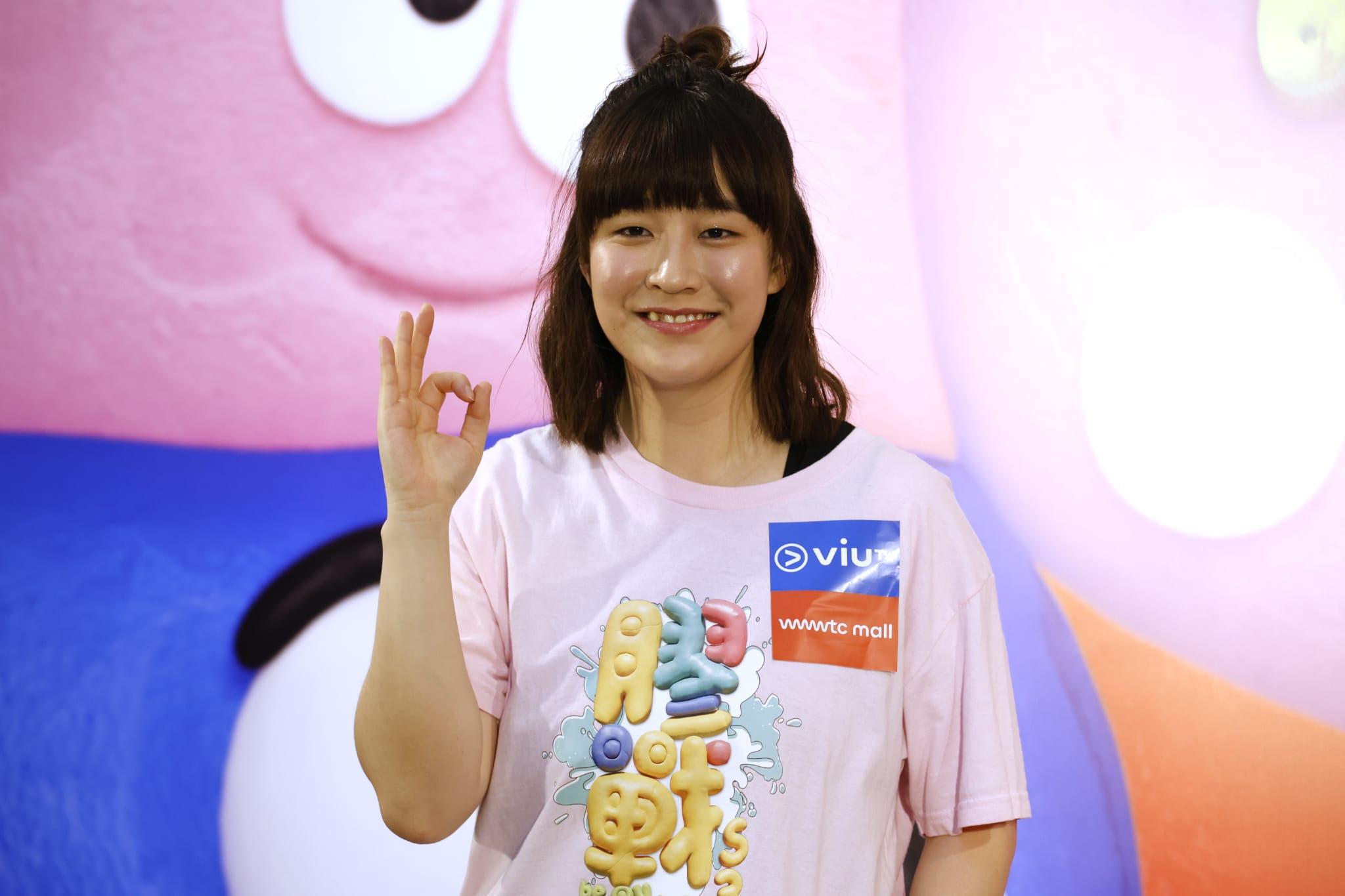 阿正出席膠粉見面會。(林俊源攝)