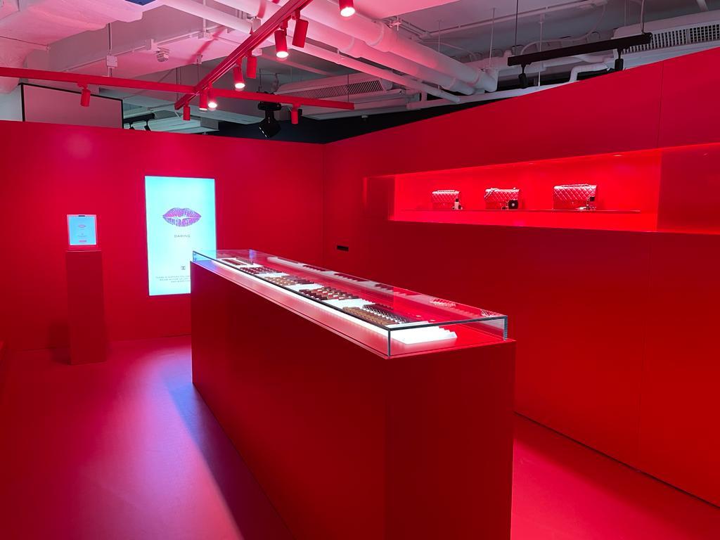 現場展出多款Chanel的經典唇膏,更可即場拍照,找出最適合自己的命定唇色。