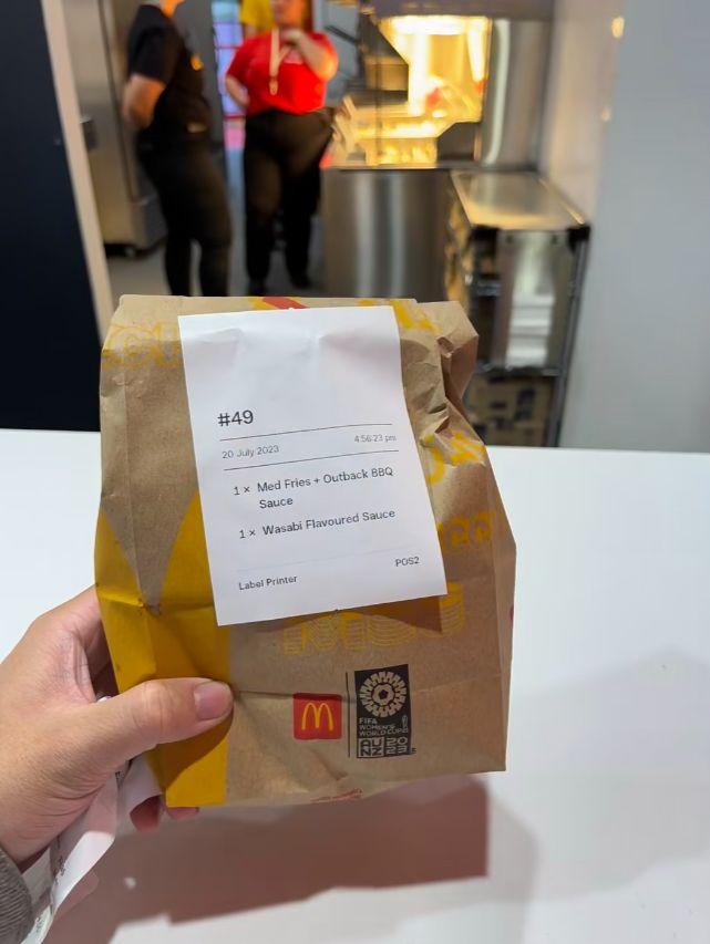 澳洲「麥當勞薯條餐廳」只賣中薯條(相片來源:小紅書)