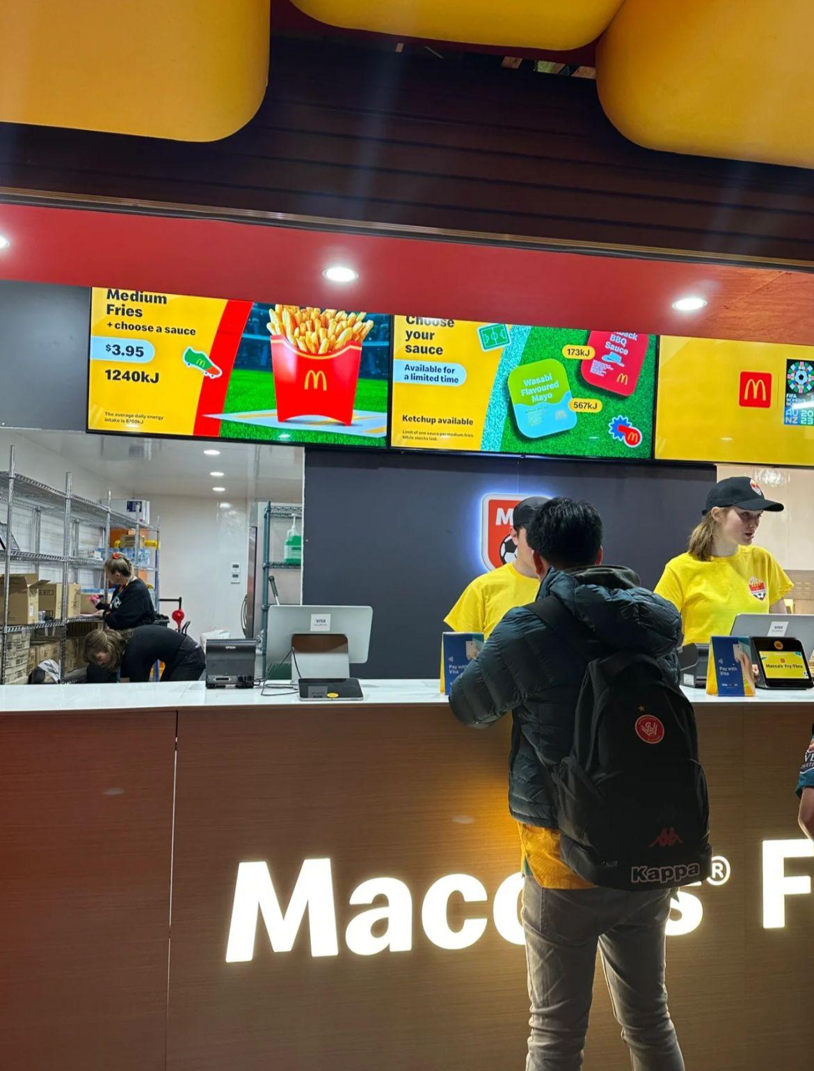 澳洲「麥當勞薯條餐廳」只賣中薯條(相片來源:小紅書)