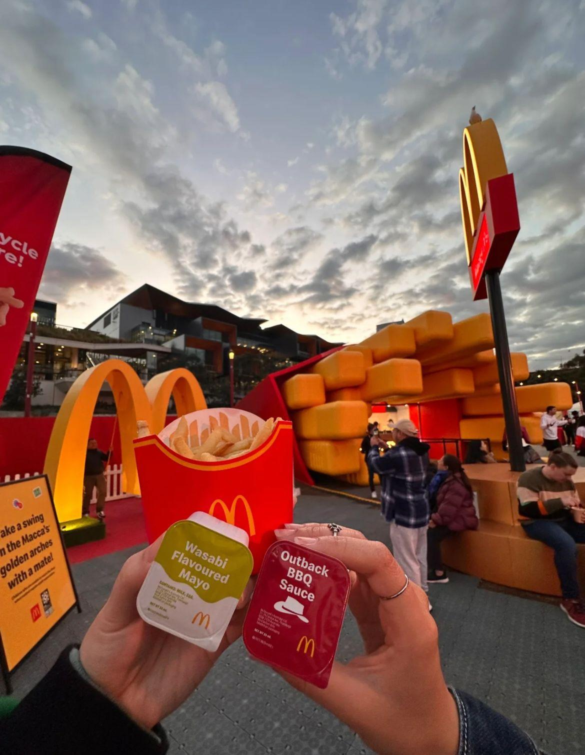 澳洲「麥當勞薯條餐廳」只賣中薯條(相片來源:小紅書)