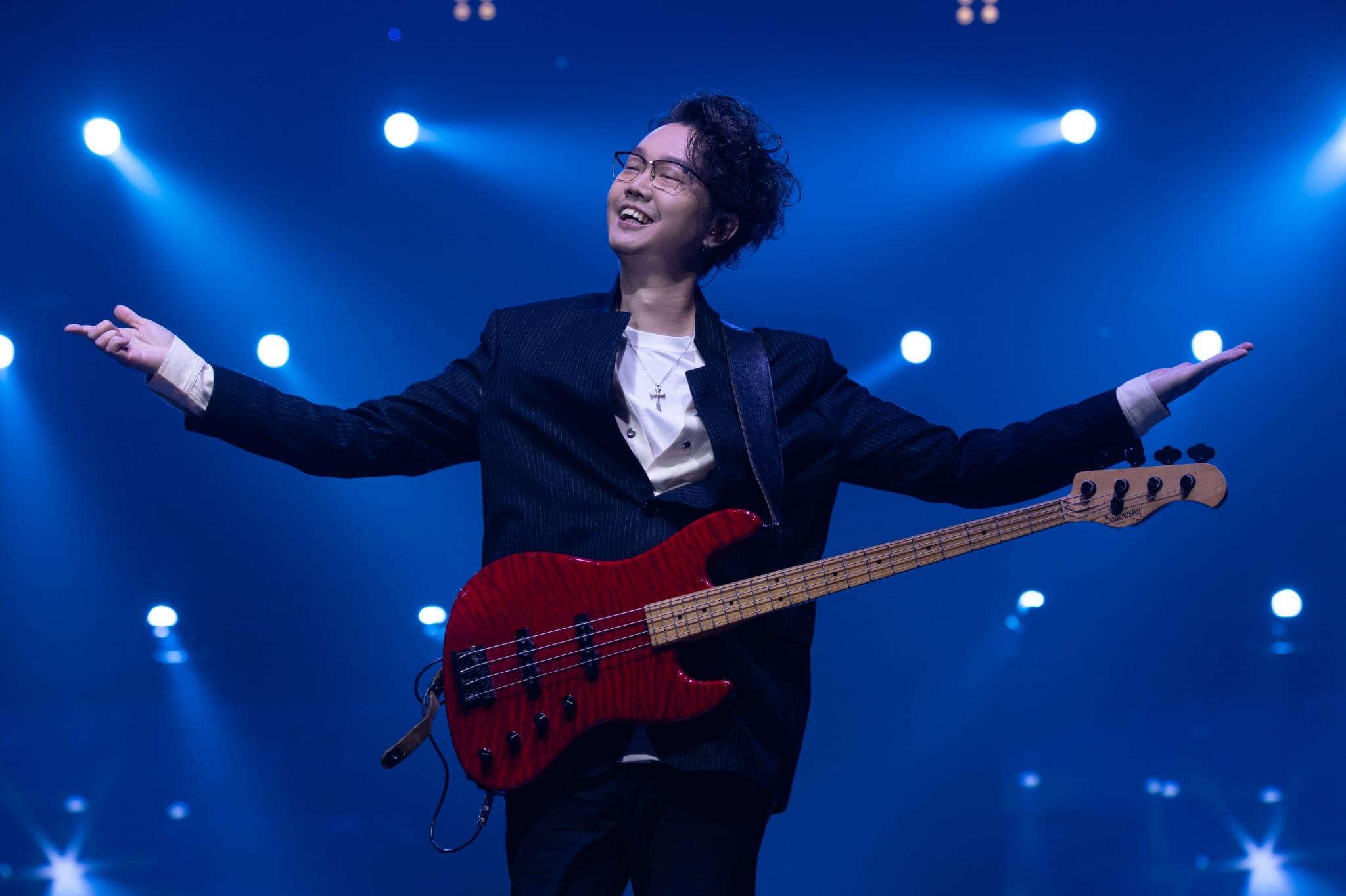 盧瀚霆(Anson Lo)《ANSON LO “THE STAGE” IN MY SIGHT SOLO CONCERT 2023》尾場。(蘇文傑攝)