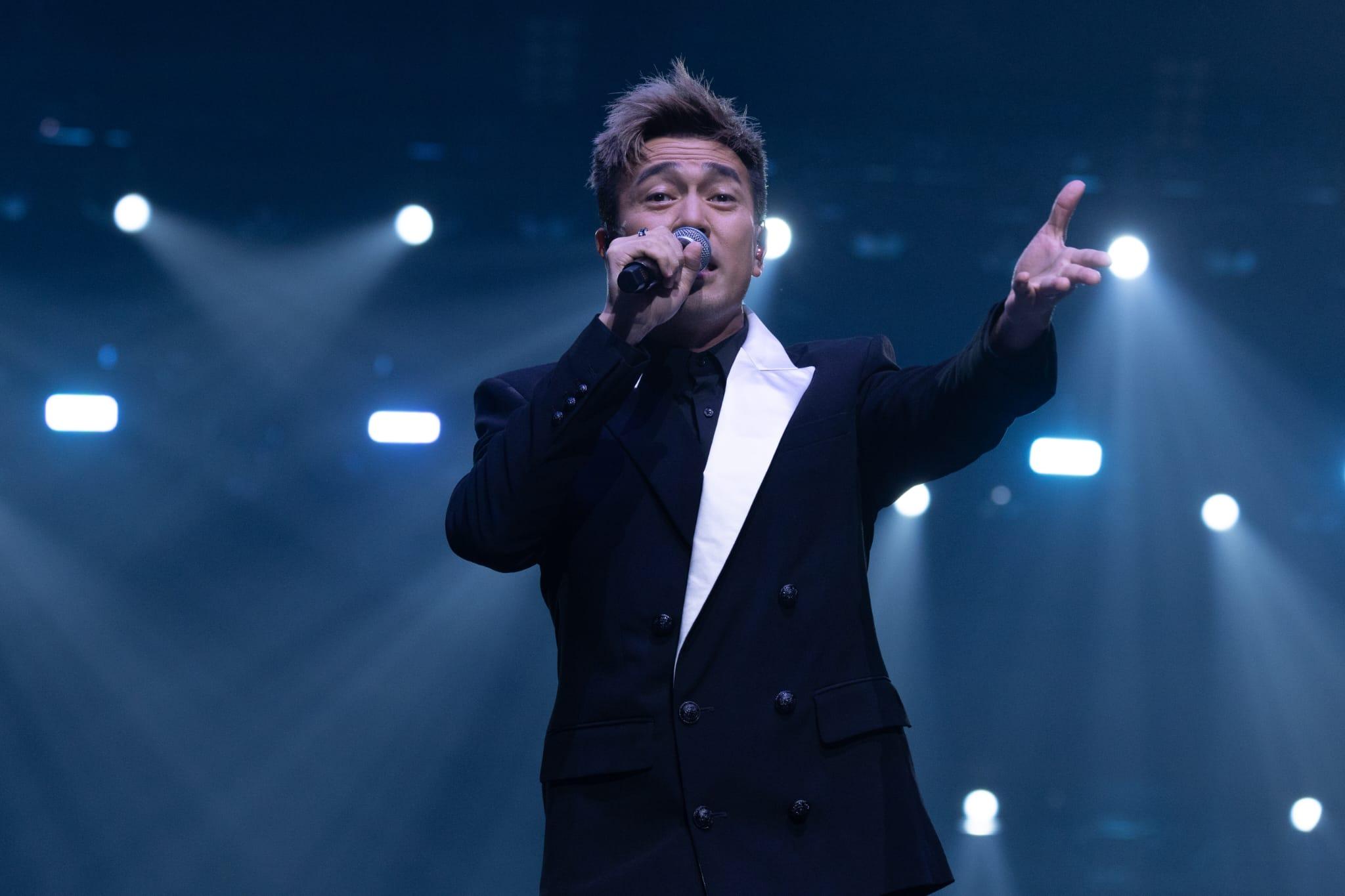 盧瀚霆(Anson Lo)《ANSON LO “THE STAGE” IN MY SIGHT SOLO CONCERT 2023》尾場。(蘇文傑攝)