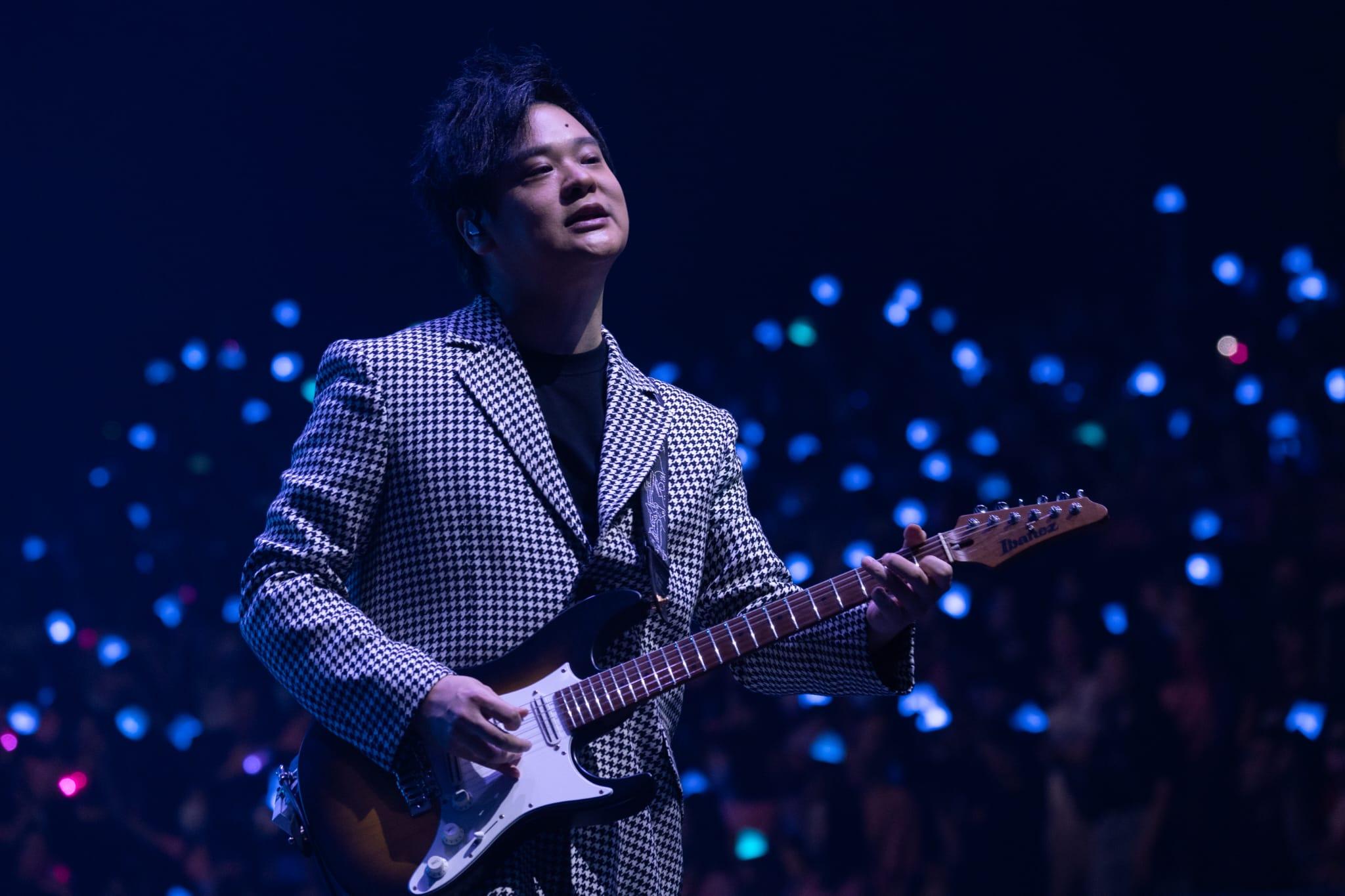盧瀚霆(Anson Lo)《ANSON LO “THE STAGE” IN MY SIGHT SOLO CONCERT 2023》尾場。(蘇文傑攝)