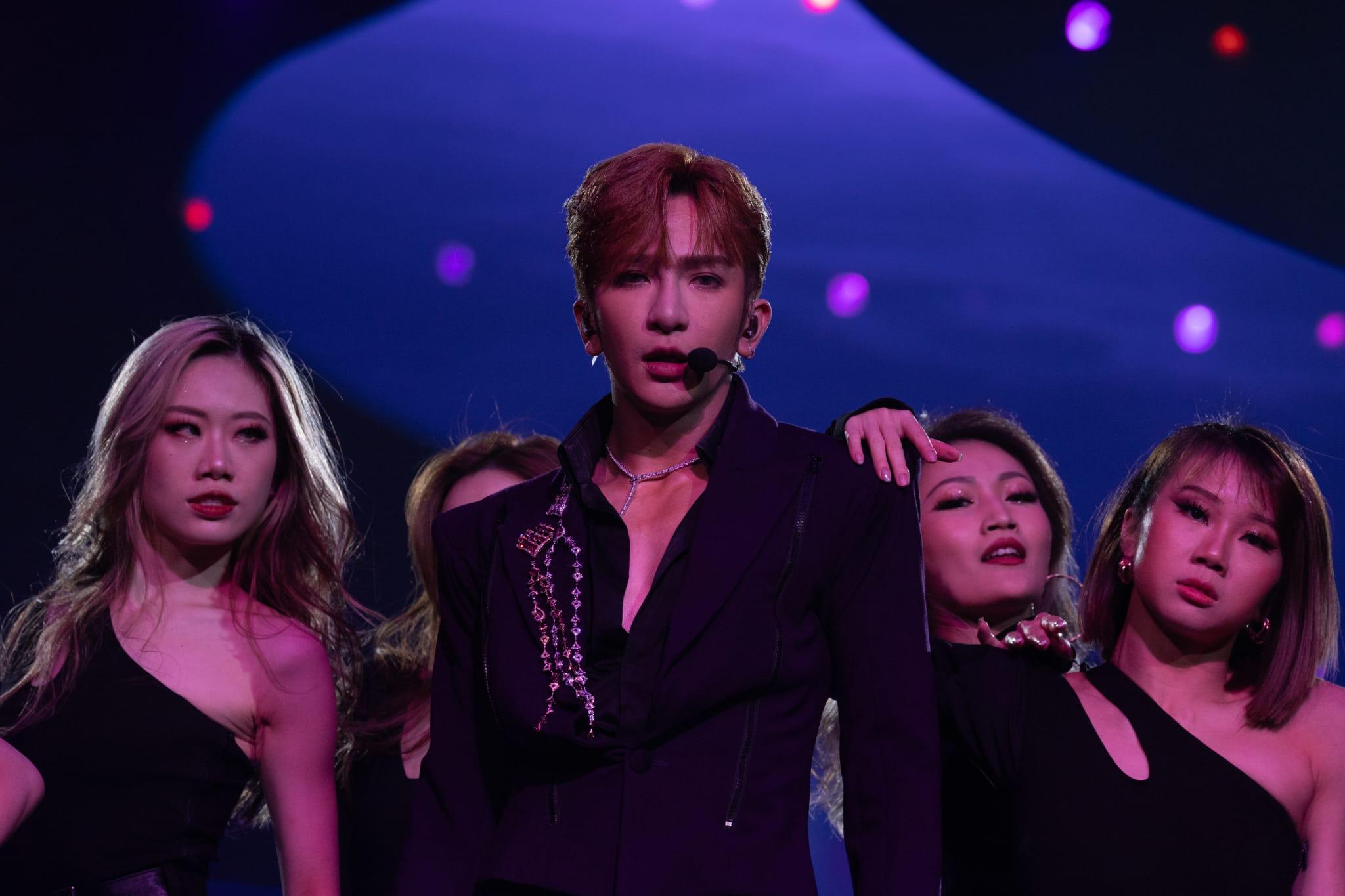 盧瀚霆(Anson Lo)《ANSON LO “THE STAGE” IN MY SIGHT SOLO CONCERT 2023》尾場。(蘇文傑攝)