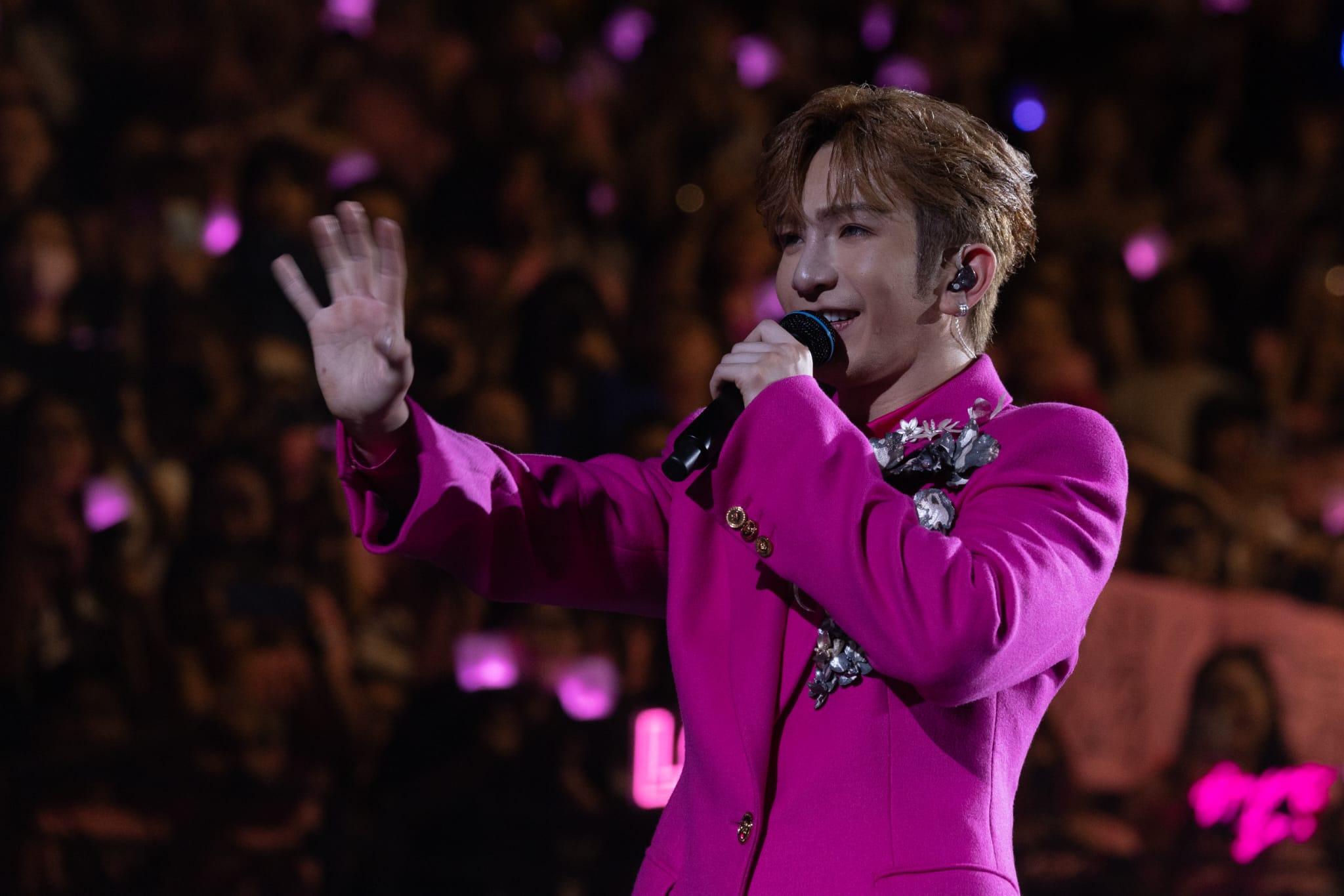 盧瀚霆(Anson Lo)《ANSON LO “THE STAGE” IN MY SIGHT SOLO CONCERT 2023》尾場。(蘇文傑攝)