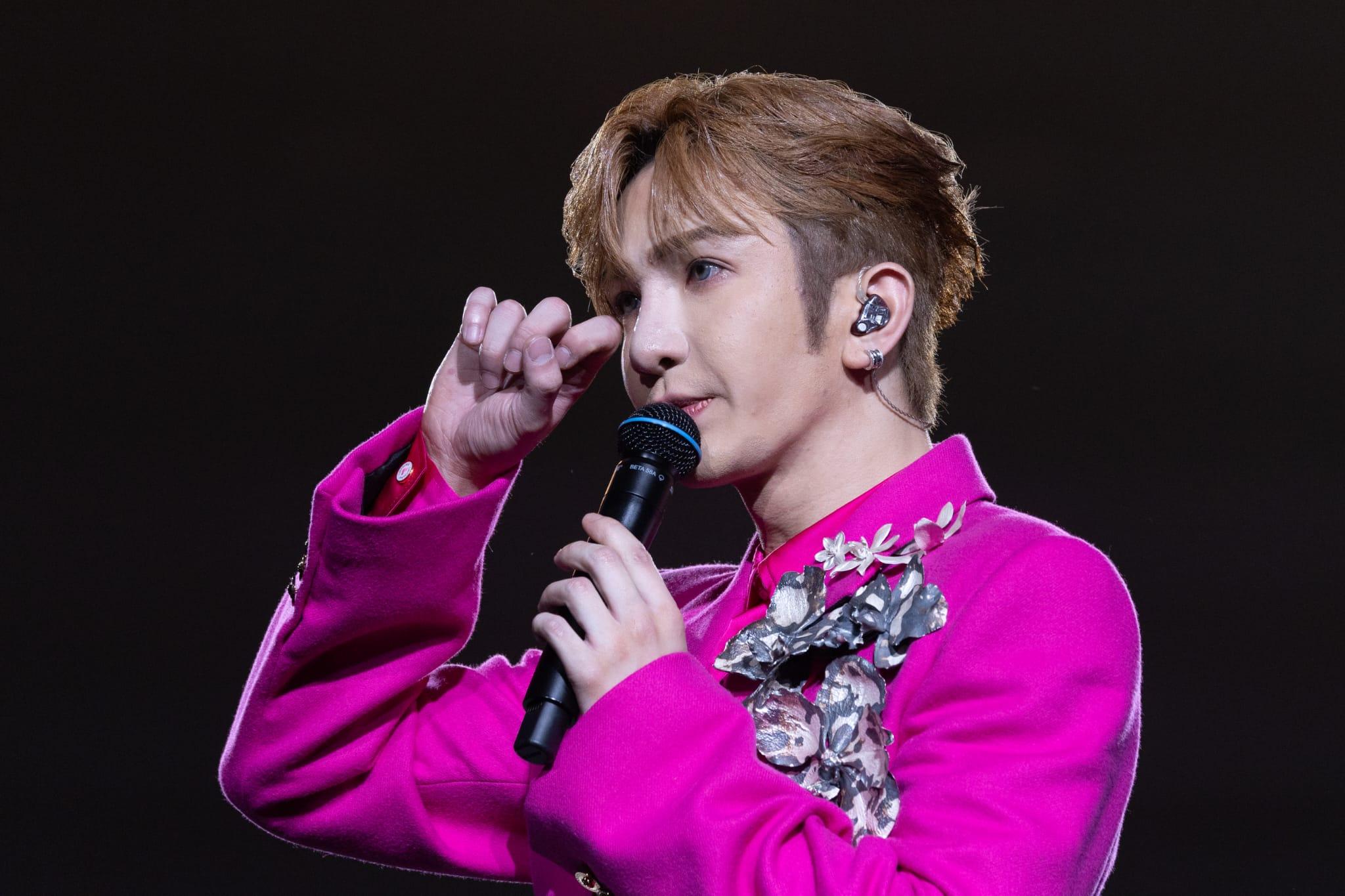 盧瀚霆(Anson Lo)《ANSON LO “THE STAGE” IN MY SIGHT SOLO CONCERT 2023》尾場。(蘇文傑攝)