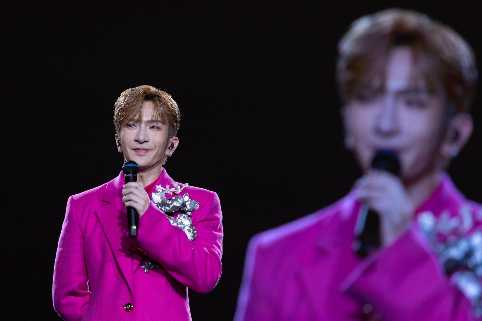 盧瀚霆(Anson Lo)《ANSON LO “THE STAGE” IN MY SIGHT SOLO CONCERT 2023》尾場。(蘇文傑攝)