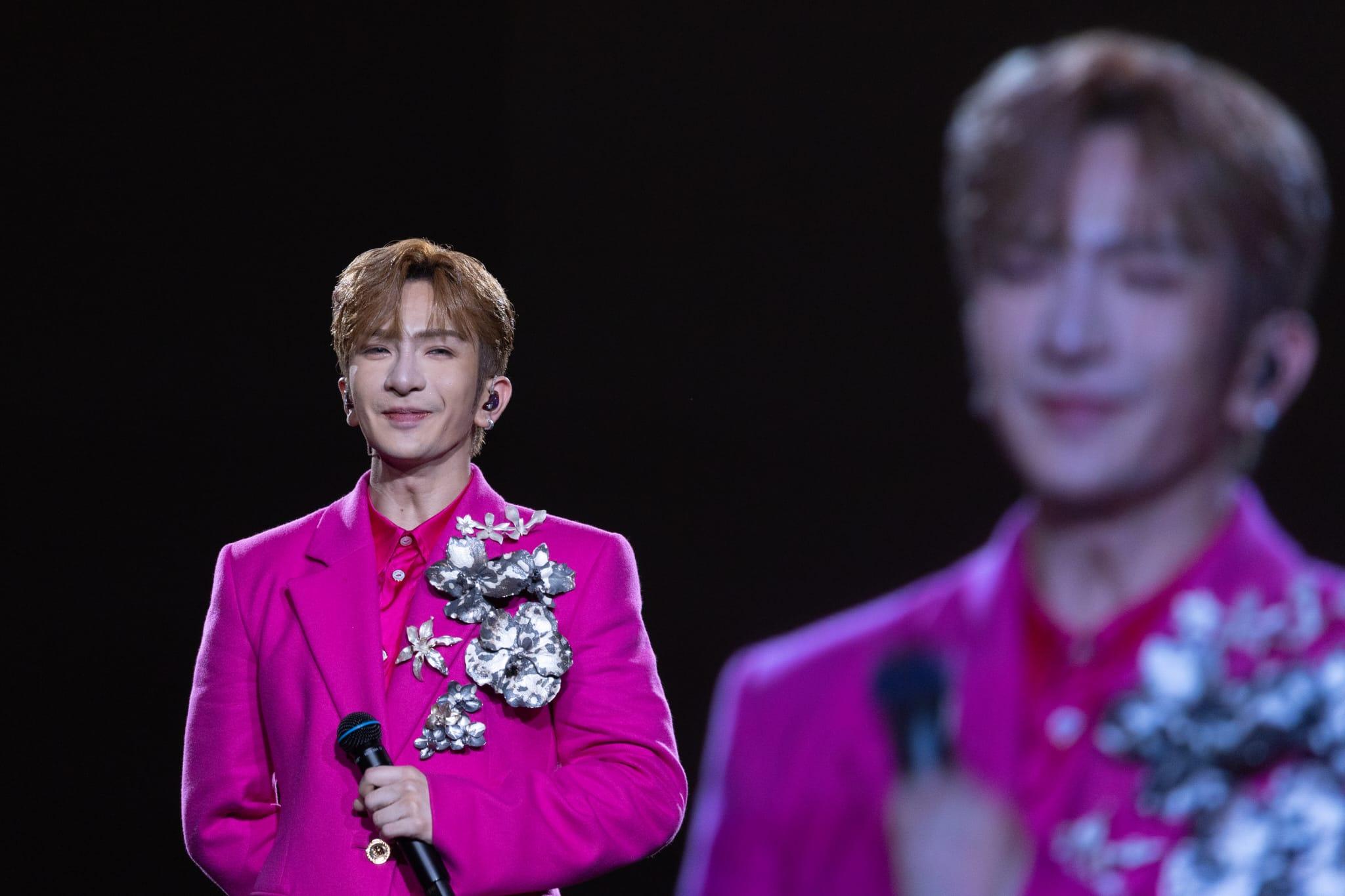 盧瀚霆(Anson Lo)《ANSON LO “THE STAGE” IN MY SIGHT SOLO CONCERT 2023》尾場。(蘇文傑攝)