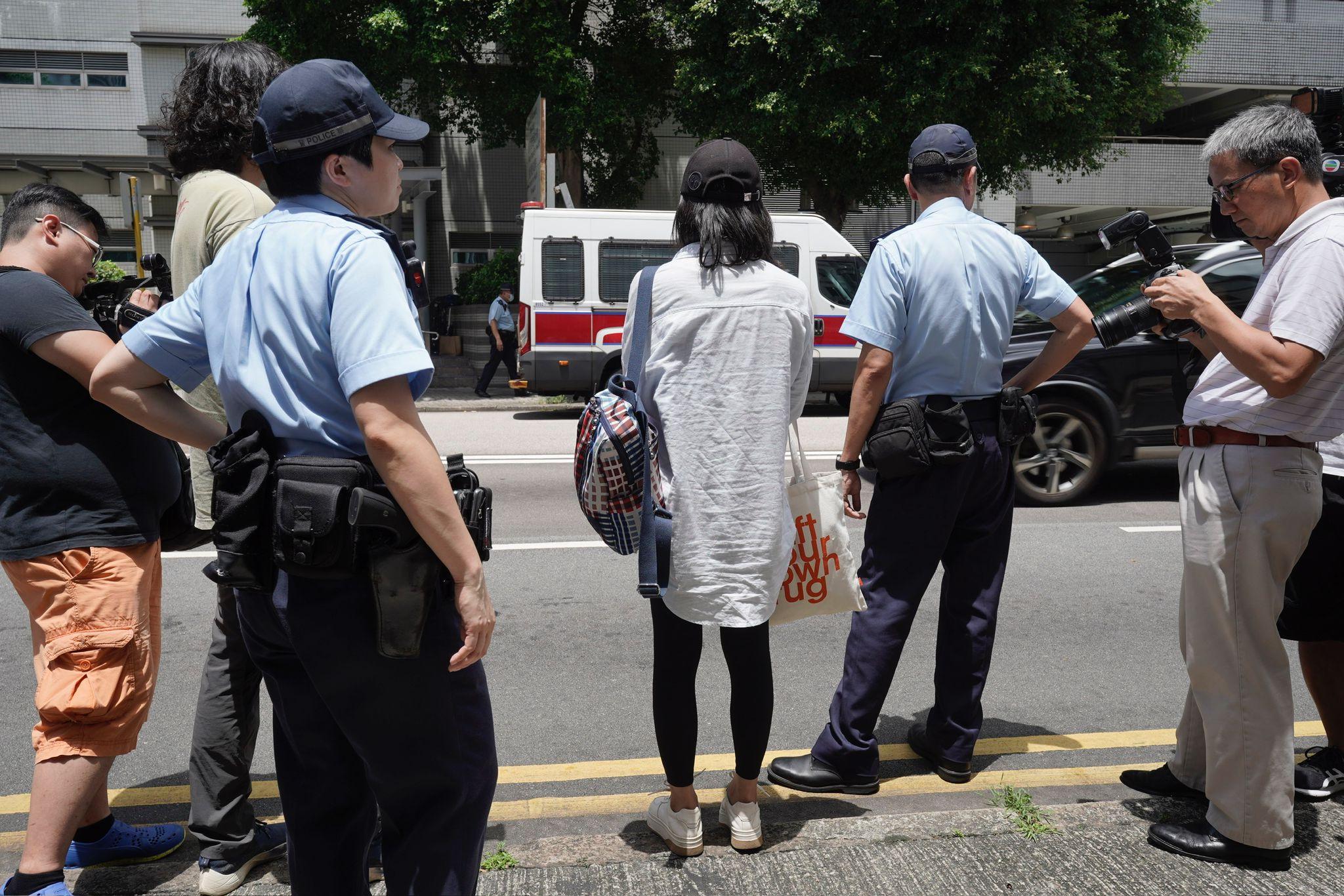 12歲男童遭遺棄案母親提堂 (陳國峰攝)