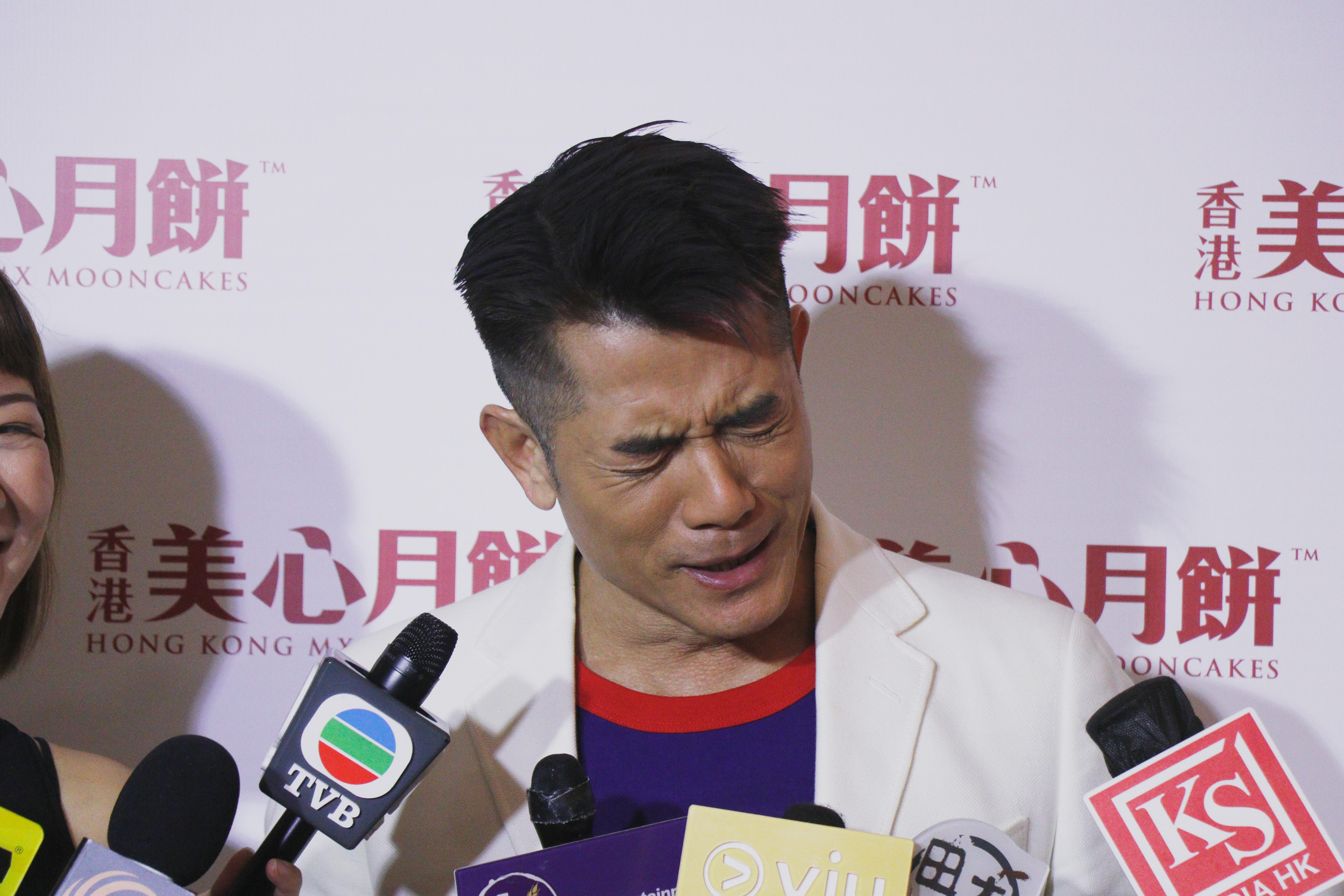 Aaron談起一對愛女就非常肉緊。(關樂欣攝)