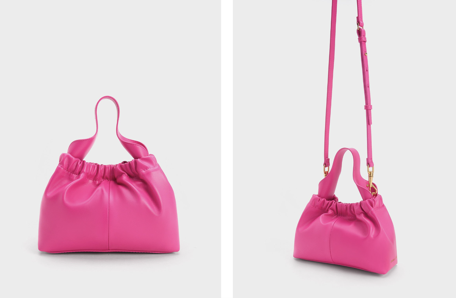 如果想「平平哋」湊上粉紅熱,Charles & Keith可以幫到你,一些桃紅色手袋款價位低至$399,款式又耐看而可愛,用來做派對手袋絕對大派用場!