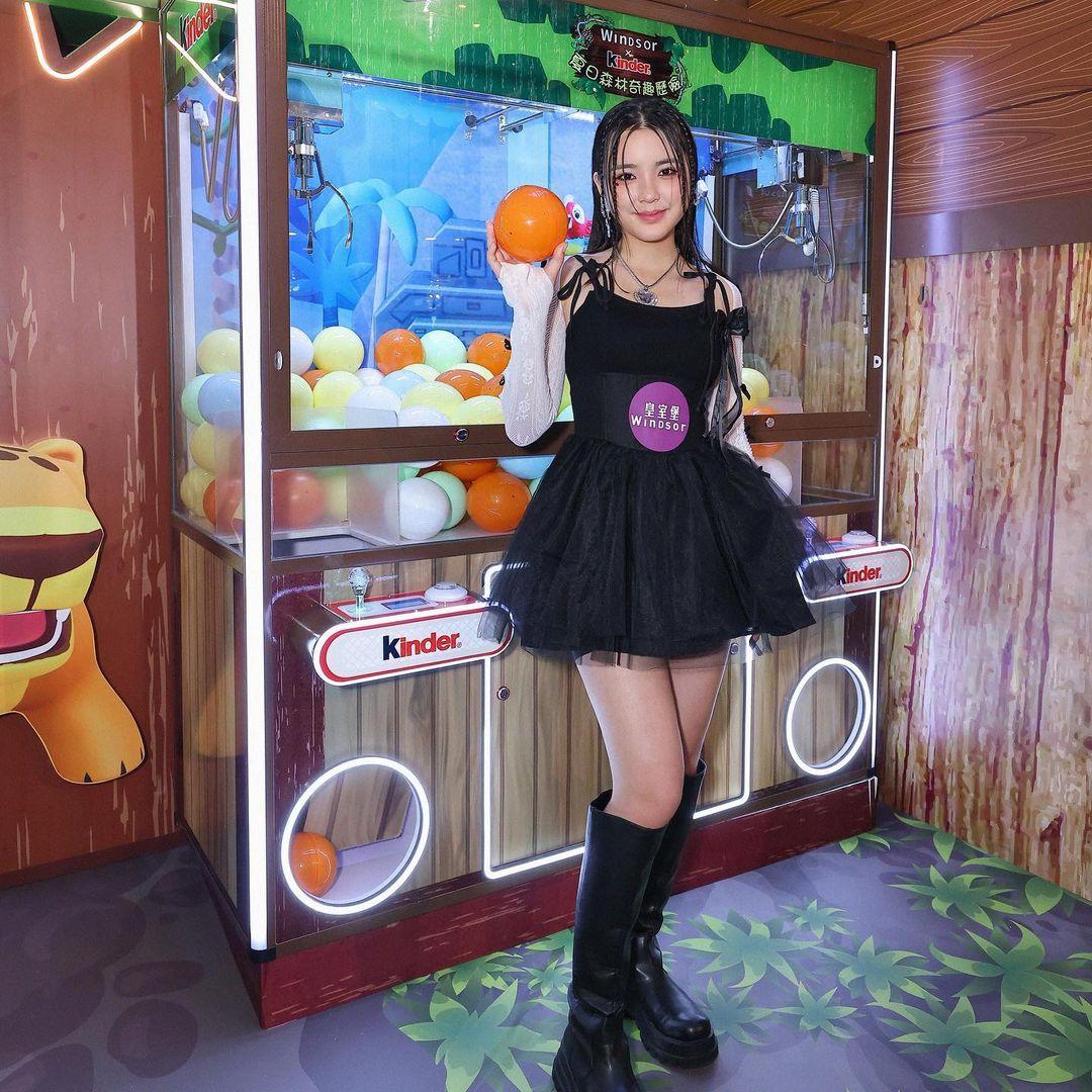 姚焯菲(Chantel)現身商場出席公開活動。(Chantel IG)