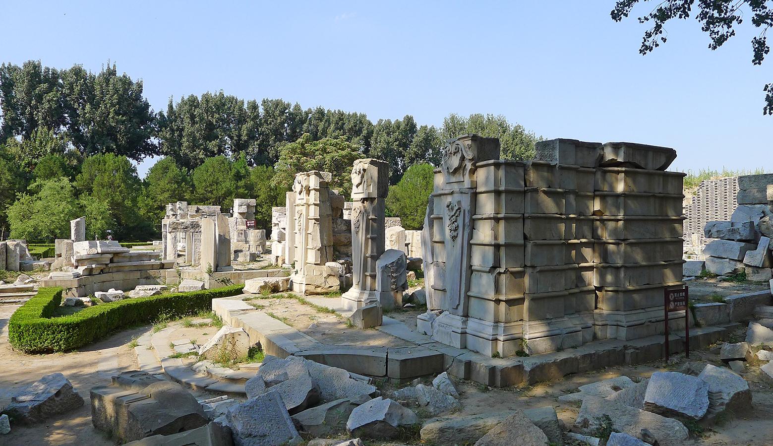 圓明園遭多次破壞。(互聯網)