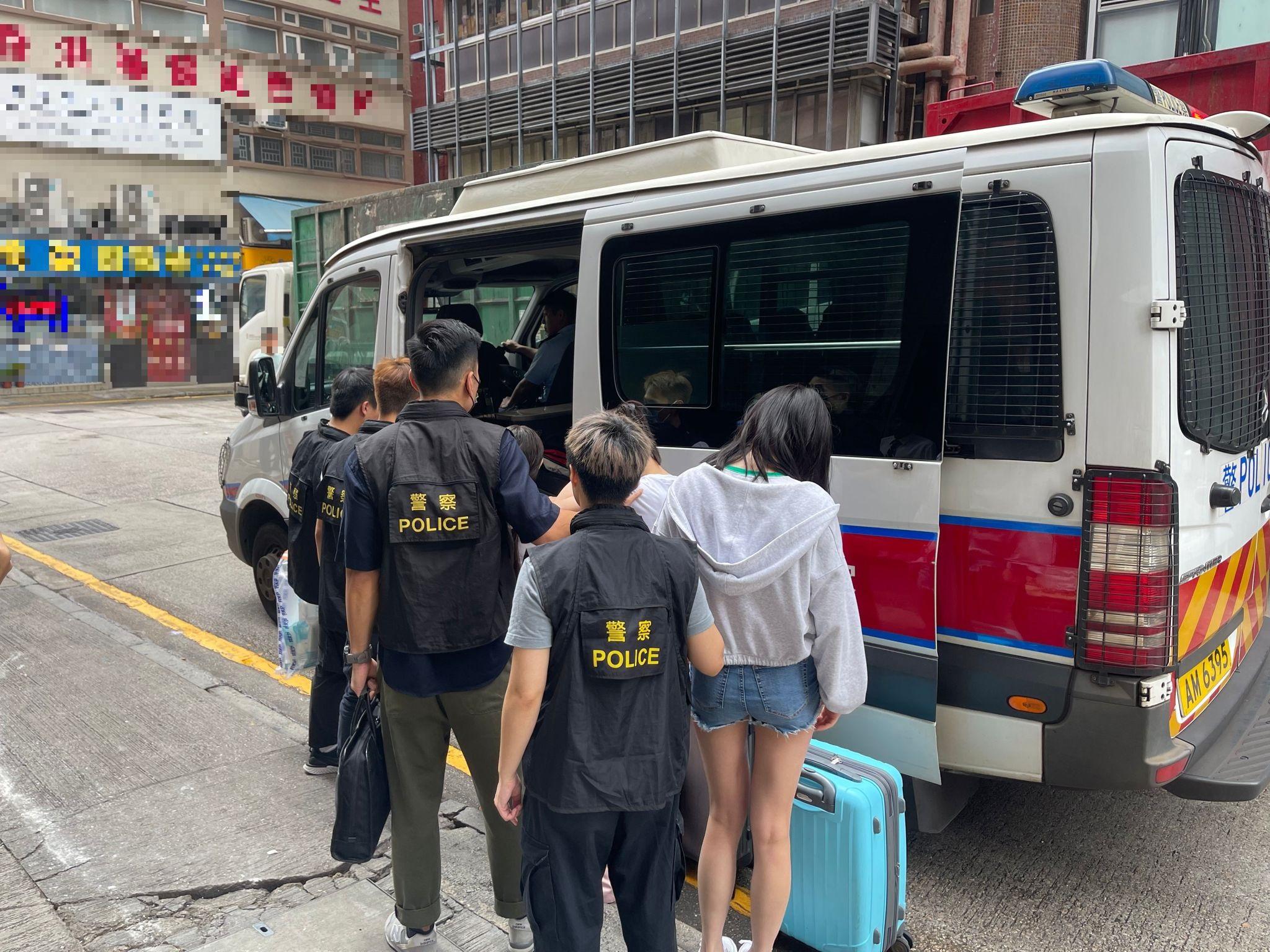 警方搗破酒店賣淫集團拘16人 以蒙古籍女子作招徠TG宣傳