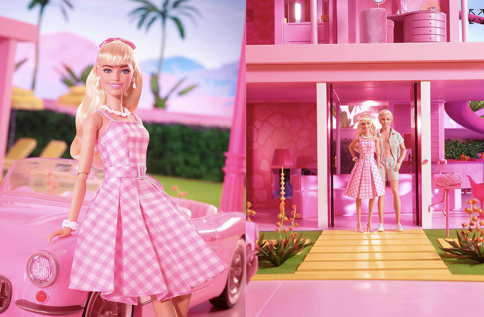 Margot Robbie版的芭比娃娃。
