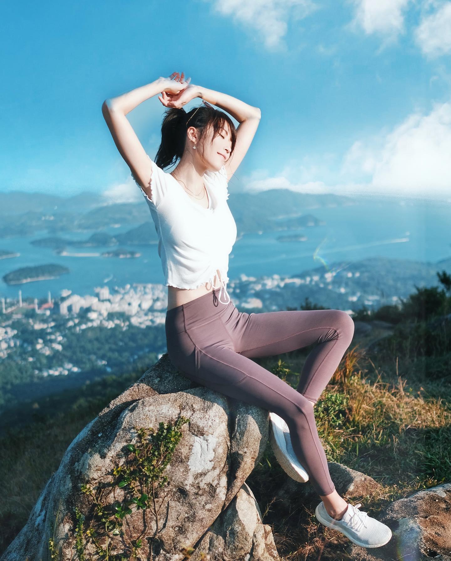 連詩雅在社交網站不時上載運動照。(連詩雅FB)