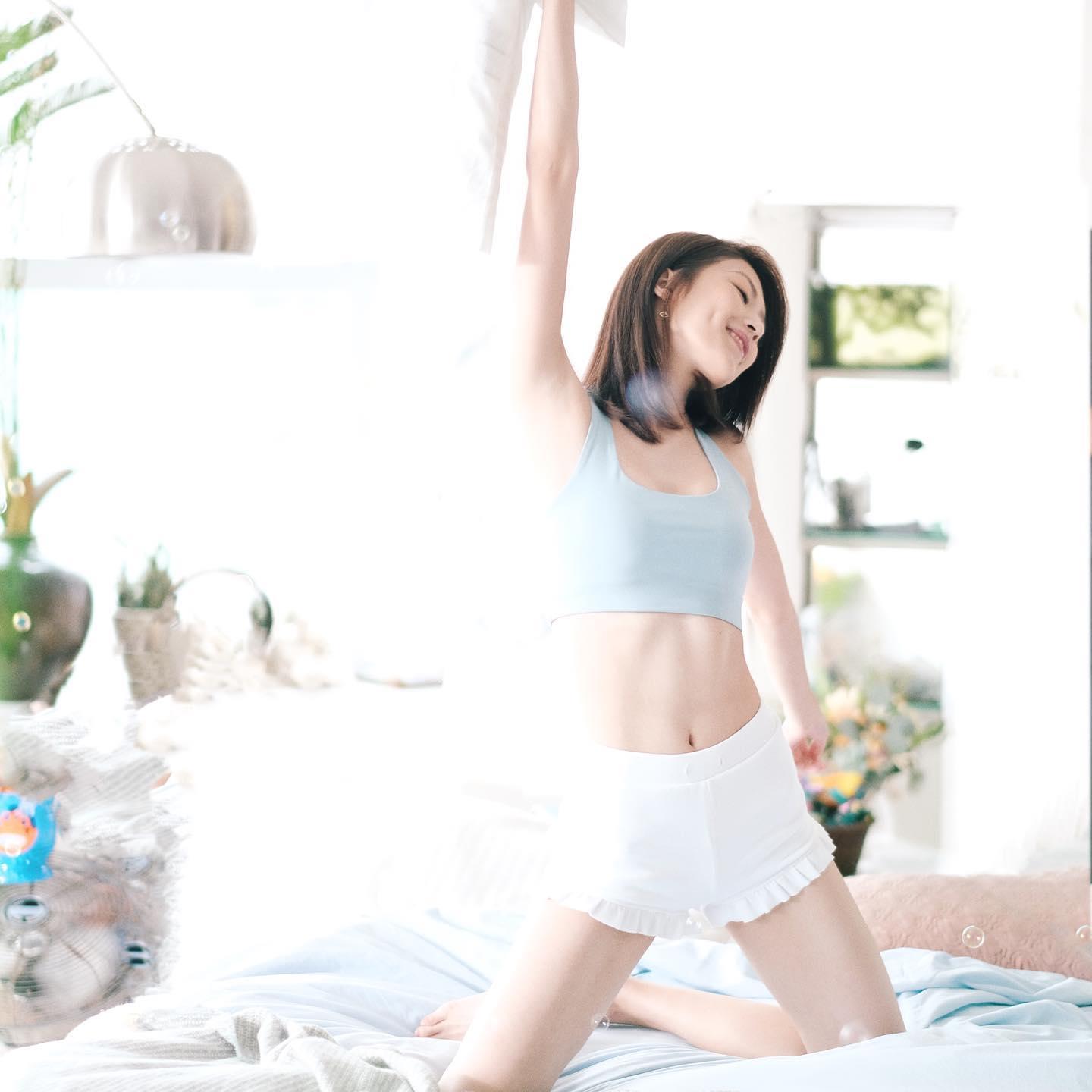 連詩雅在社交網站不時上載運動照。(連詩雅FB)