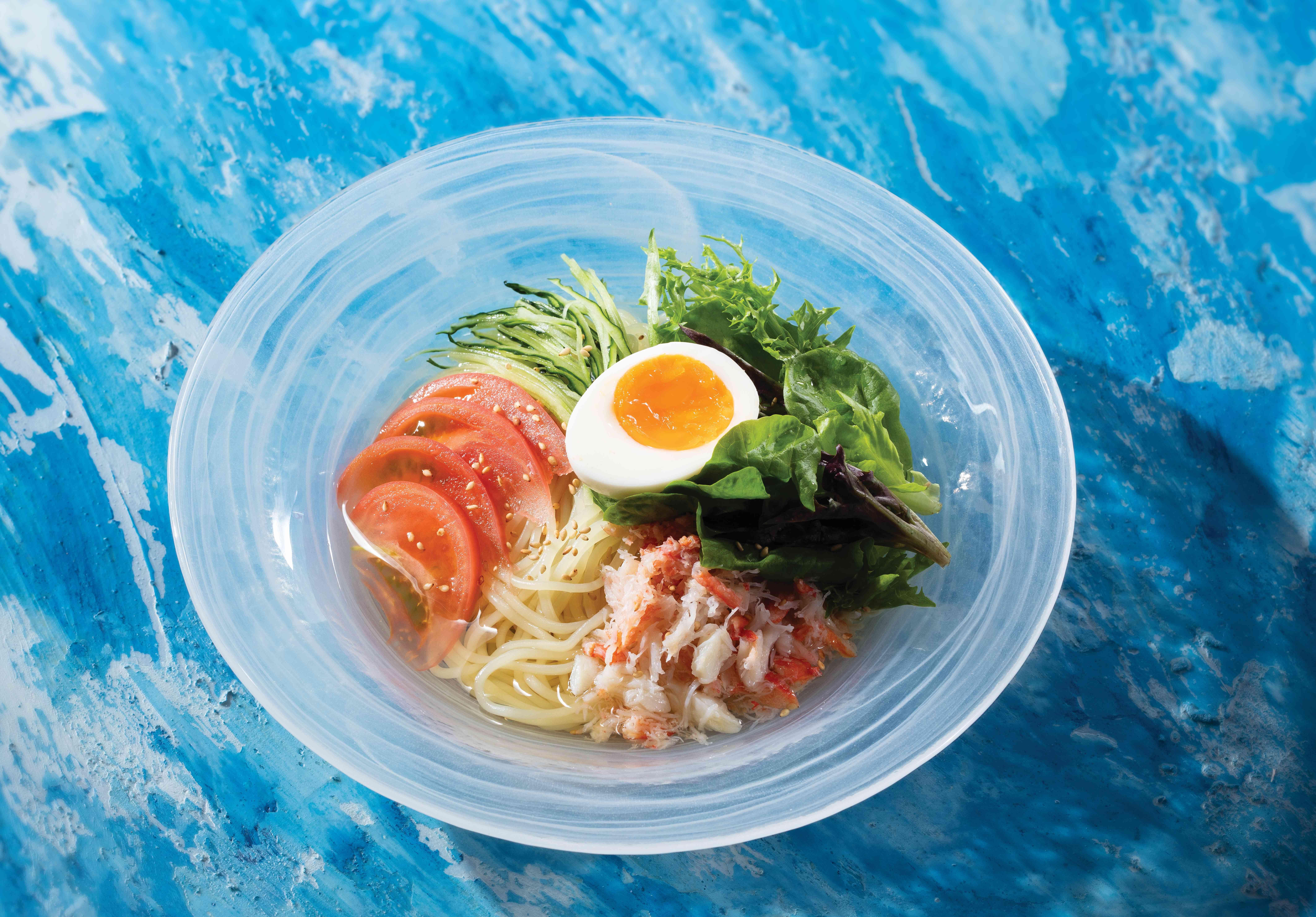 松葉蟹盛岡冷麵($68/份)