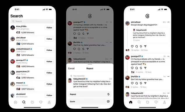 Threads|Threads的介面。(互聯網)