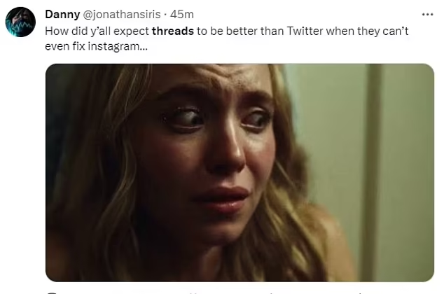 Threads|有網民指Meta連IG也弄不好,不明白大家為何一廂情願以為Threads會好過Twitter。(互聯網)