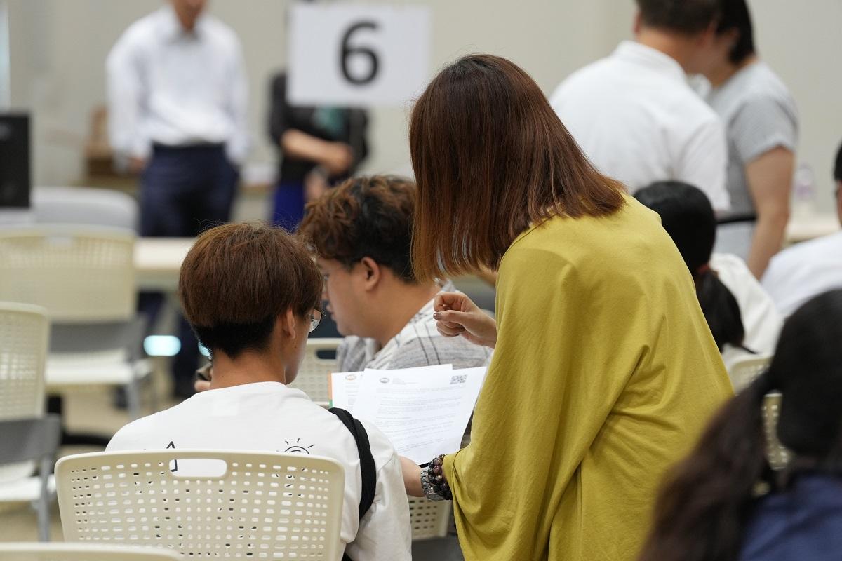 香港恒生大學今年收生情況與往年相若。(陳奕釗攝)