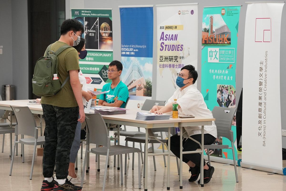 香港恒生大學今年收生情況與往年相若。(陳奕釗攝)