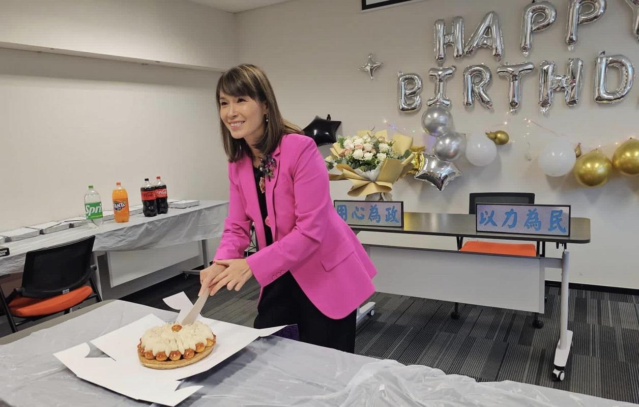 江玉歡今年生日願望係身體健康同香港會更好。(江玉歡FB)