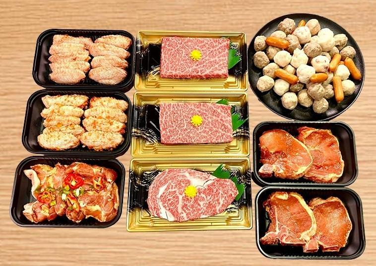 「和牛豪華燒烤套餐」(5、6人)預訂標準價$699(不設早鳥優惠價)