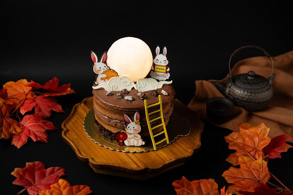 中秋月球燈蛋糕
