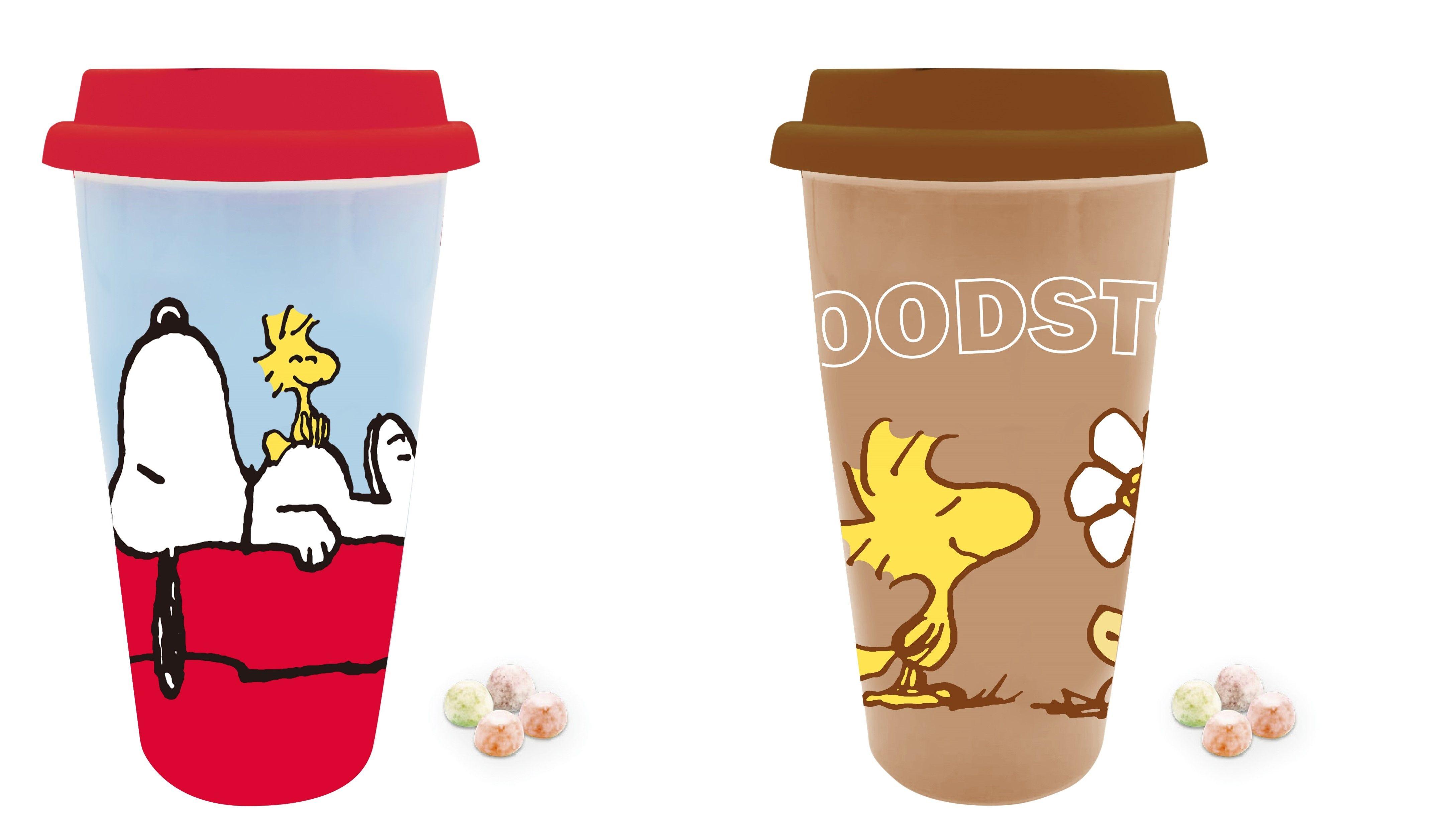 史諾比陶瓷杯連蓋及糖 $69/件