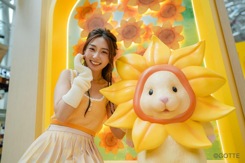 向日葵花見長椅