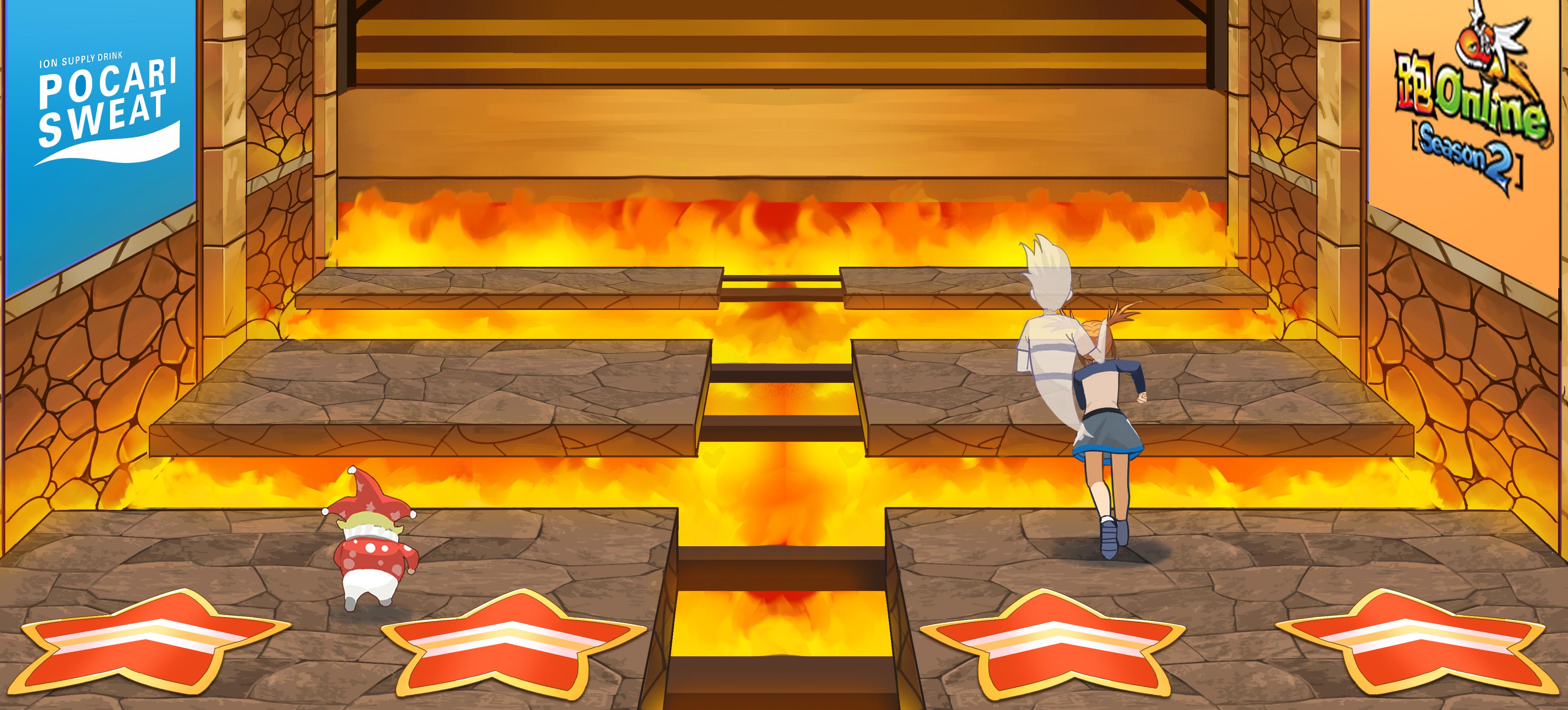 寶礦力水特 X《跑ONLINE》聯手締造「3公里GO FUN障礙賽」熔岩競走之地