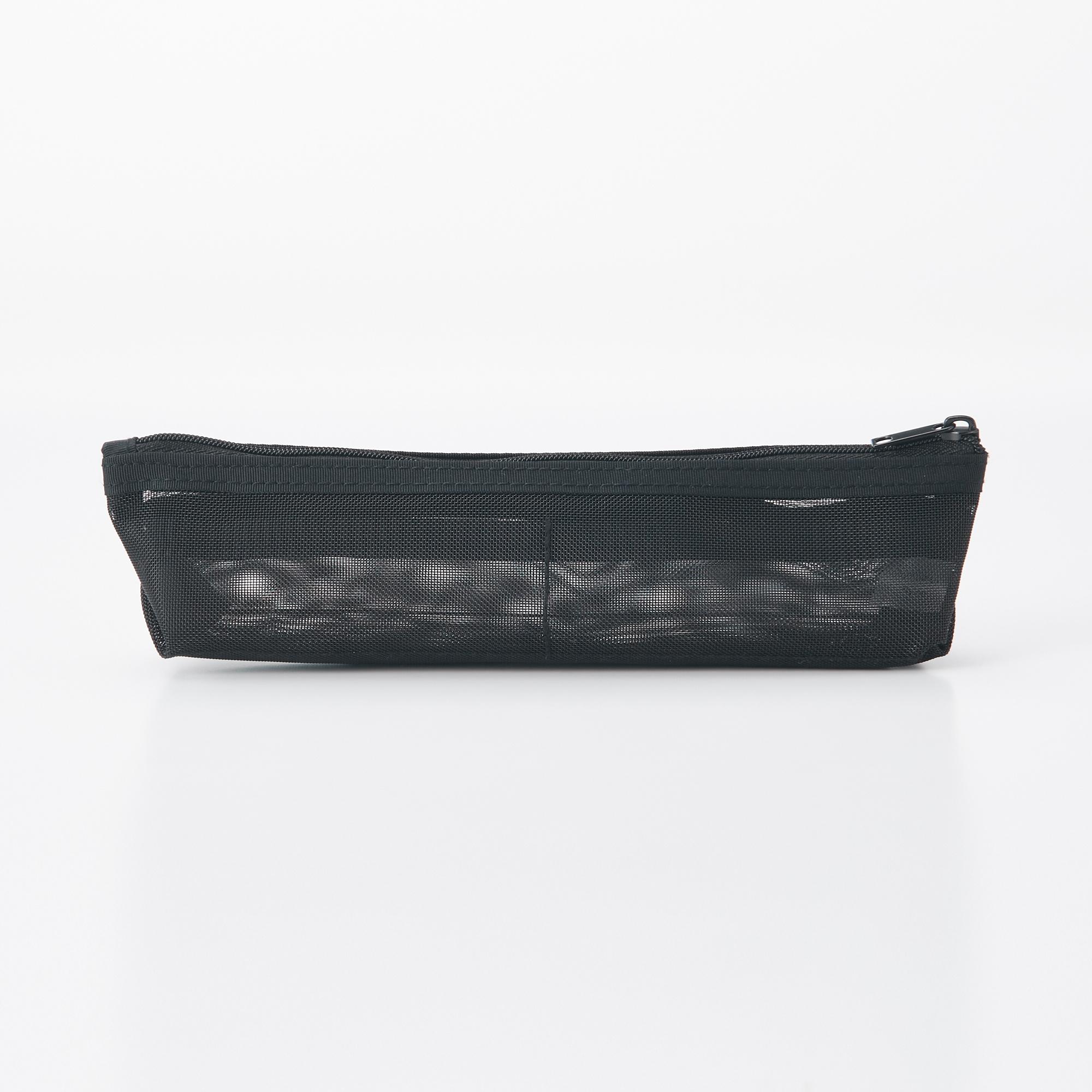 尼龍網狀船型筆袋連分隔│採用輕巧的尼龍素材製成,可輕易看見內存物品。備有內方便使用。優惠價:八折 (HK$28) (原價:HK$35)