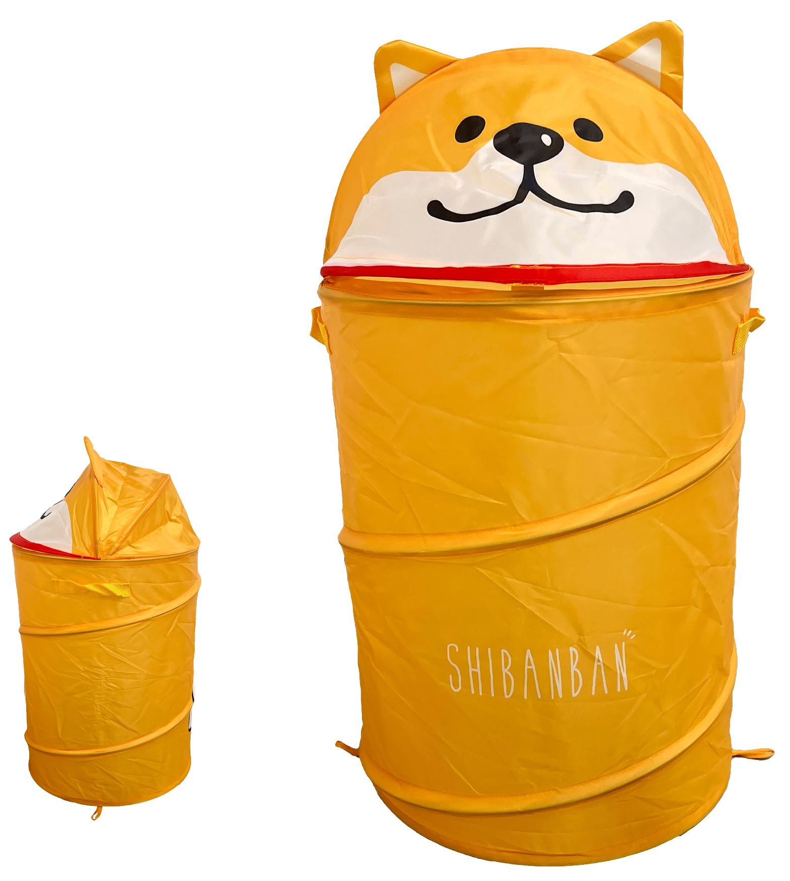 微笑柴犬3D洗衣籃