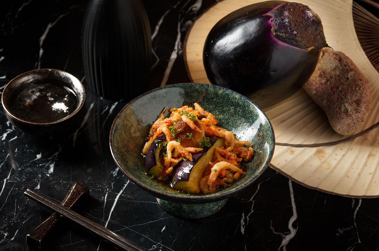 木魚高湯浸奈良丸茄子