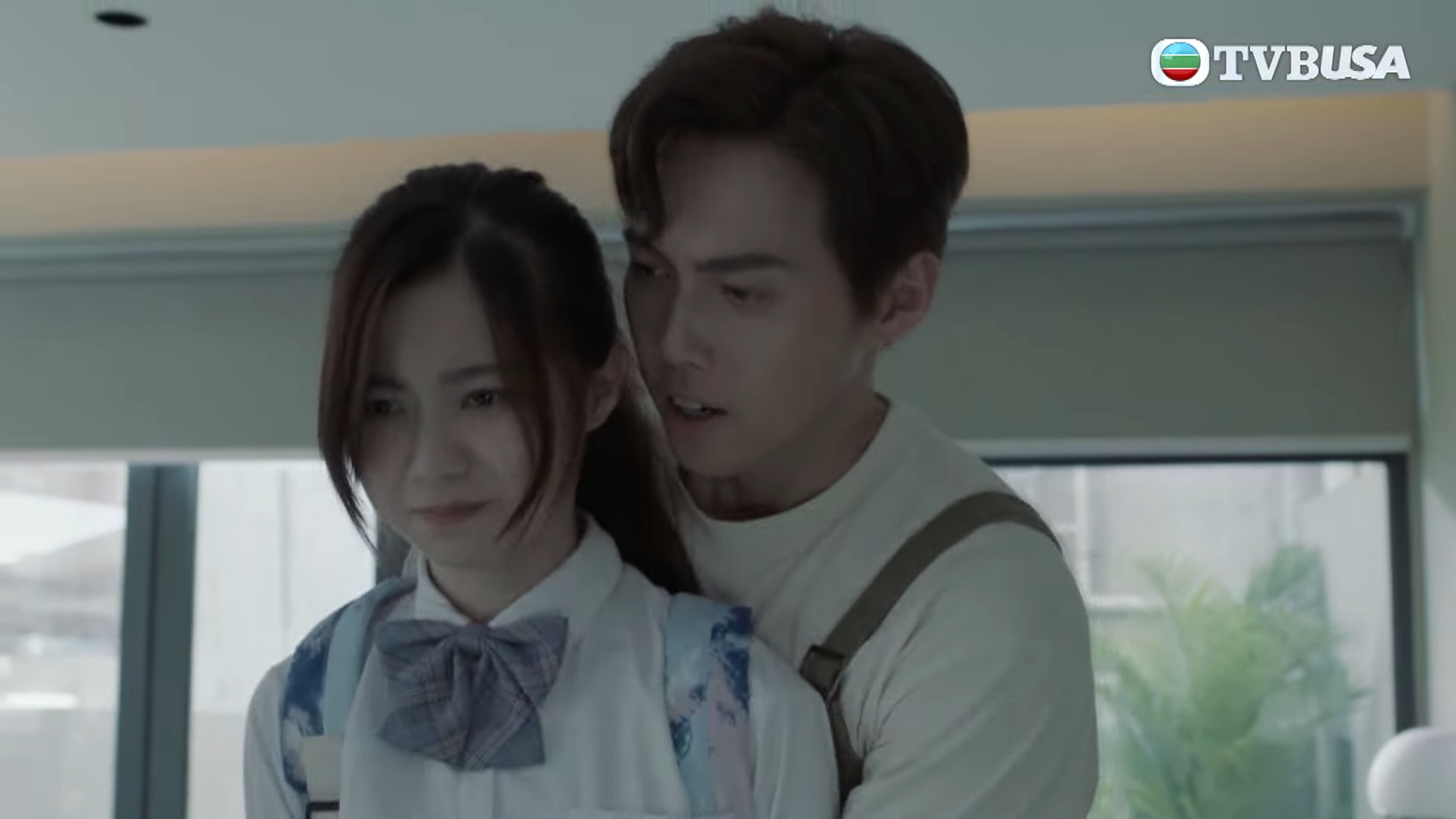 區明妙於TVB劇常演「主角少女版」。(Youtube截圖)