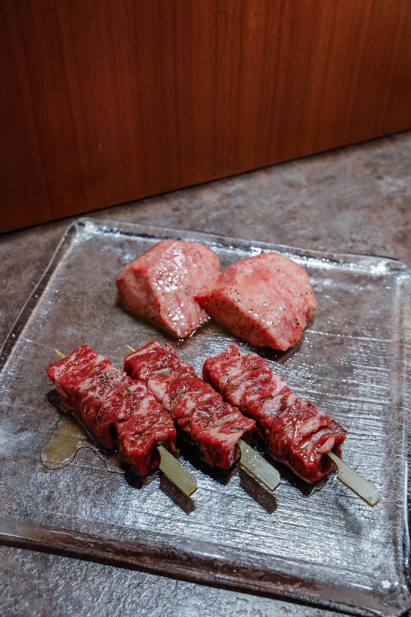 牛舌厚燒與橫隔模腹肉