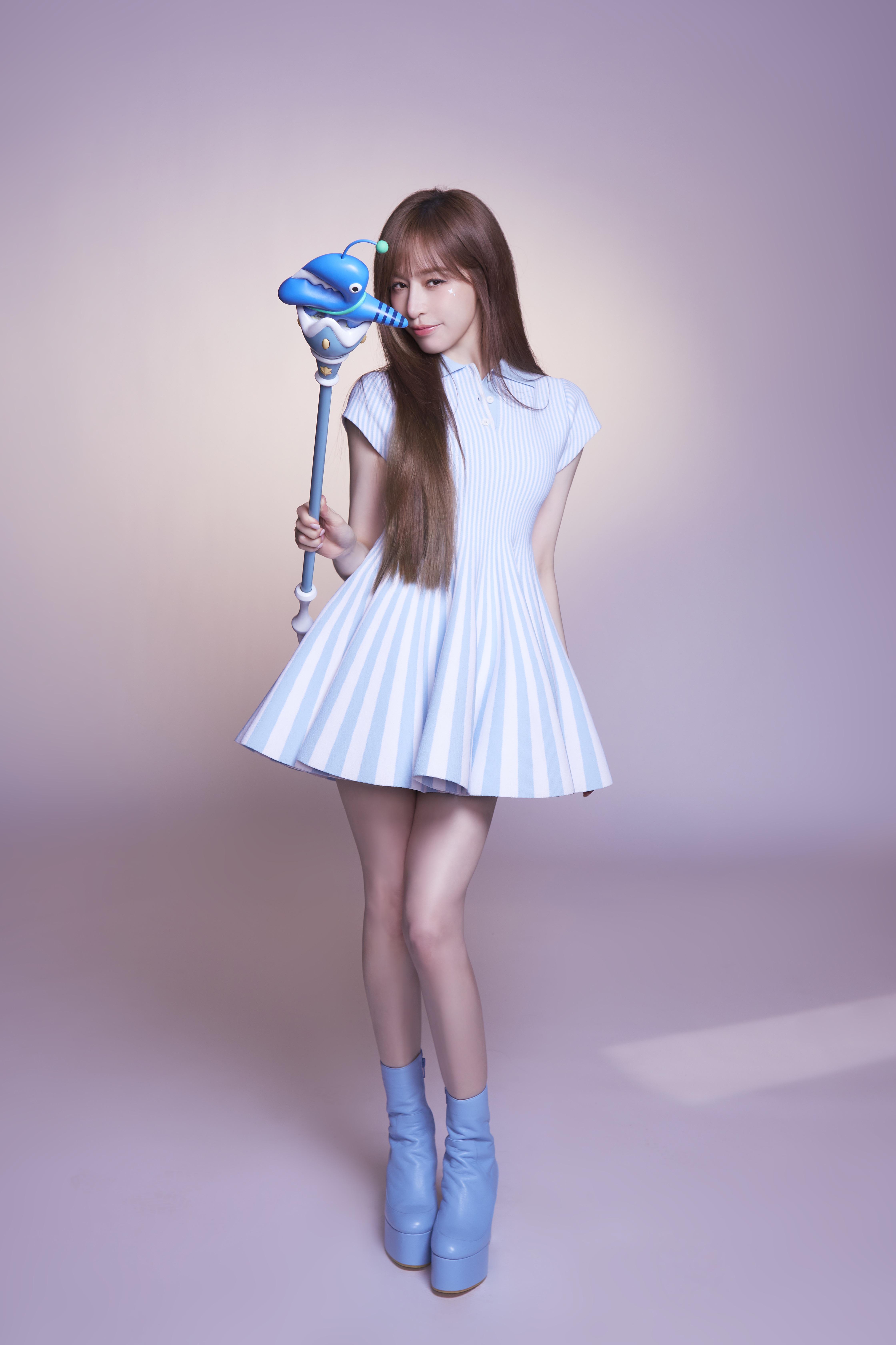 王心凌開刀後報平安,為演唱會親自設計周邊。(圖/天晴娛樂 提供)