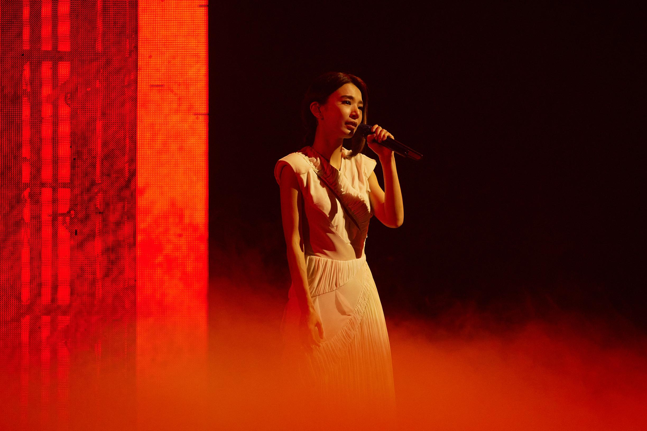 田馥甄演唱會第二場,「田師姐」再度現身。(圖/何樂音樂 提供)