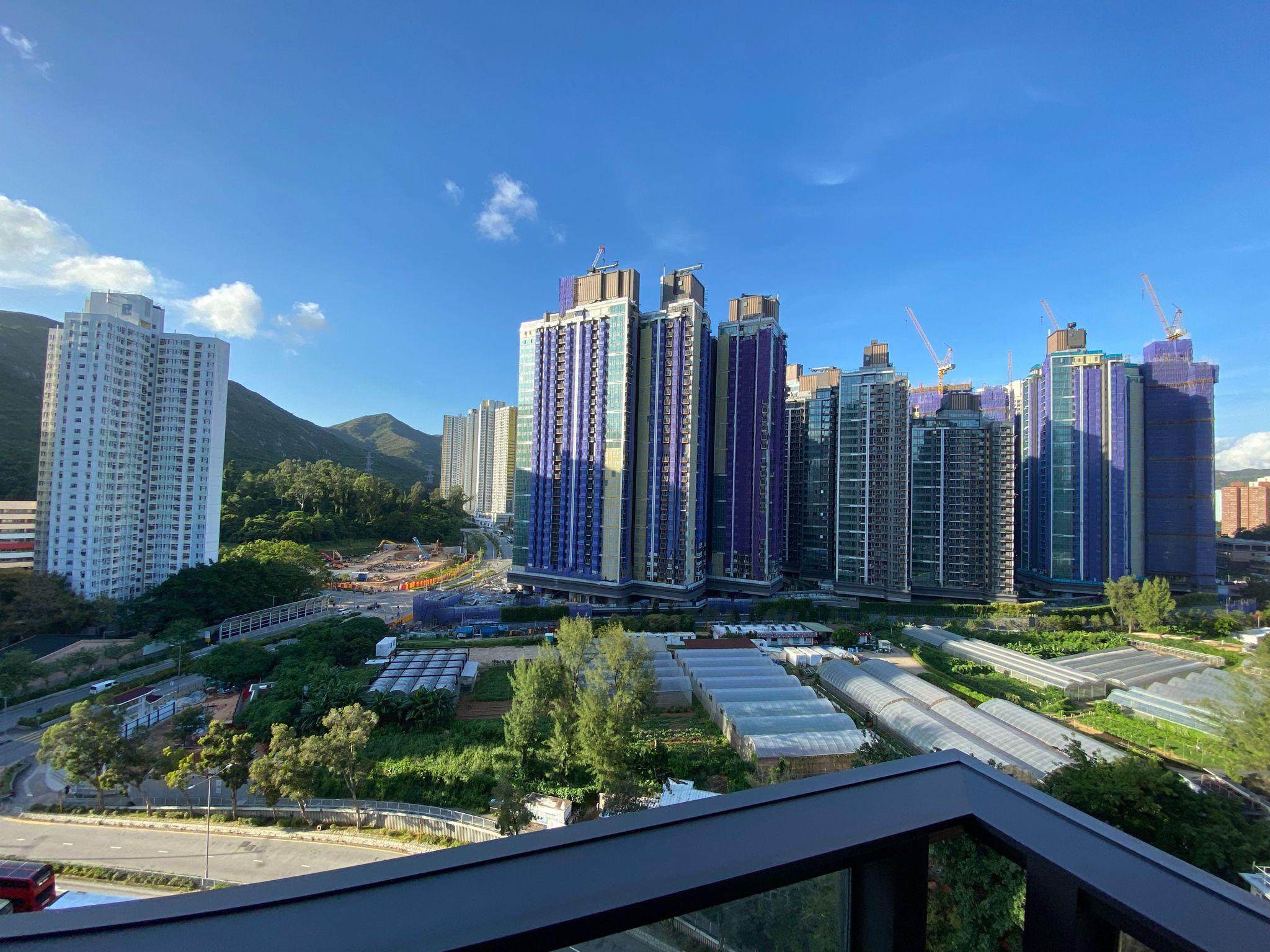 景觀以市景和山景為主,感覺舒服。