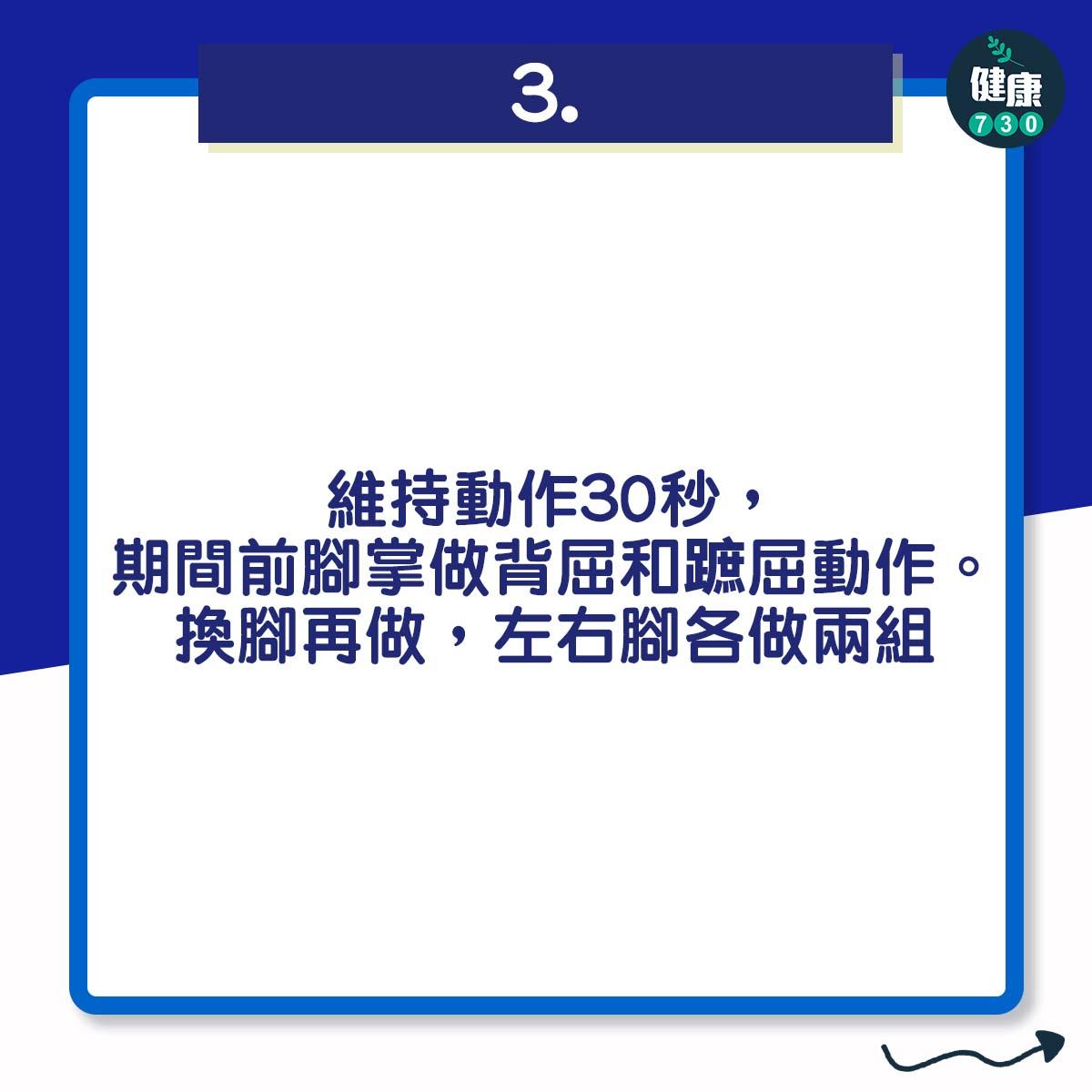 小腿訓練|等長收縮分腿蹲(am730製圖)