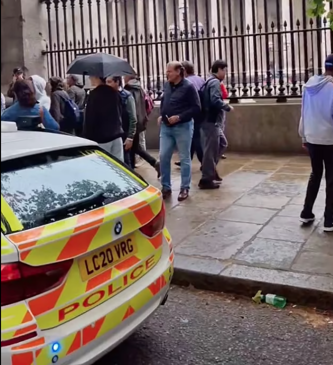 英國大英博物館外發生斬人案。(互聯網)