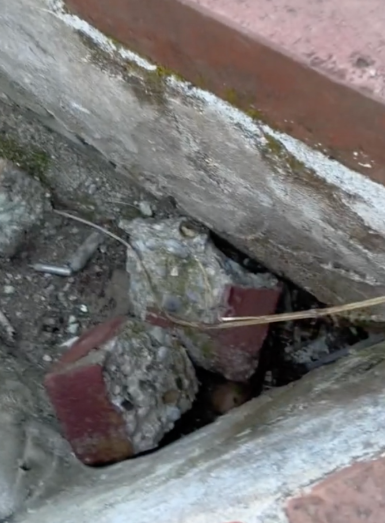 Airbnb|兩女指除了房東留給她們的鎖匙,後門地上的石塊之間還暗藏了「士啤匙」。(互聯網)