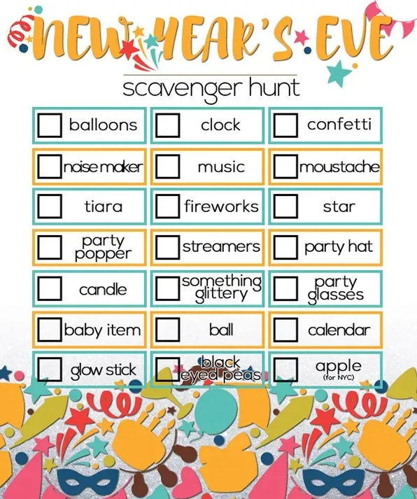 各式各樣的scavenger hunt。(互聯網)