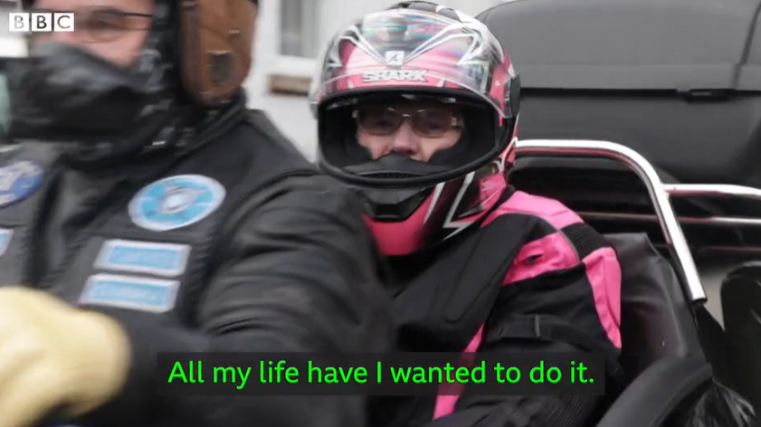 83歲婆婆生日願望「坐電單車」獲車友會相助 與末期病女兒一起圓夢