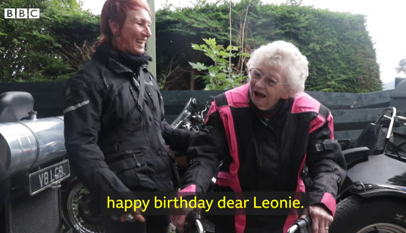 83歲婆婆生日願望「坐電單車」獲車友會相助 與末期病女兒一起圓夢