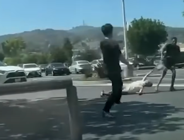 洛杉磯|遇劫老婦慘被拖行。(互聯網)